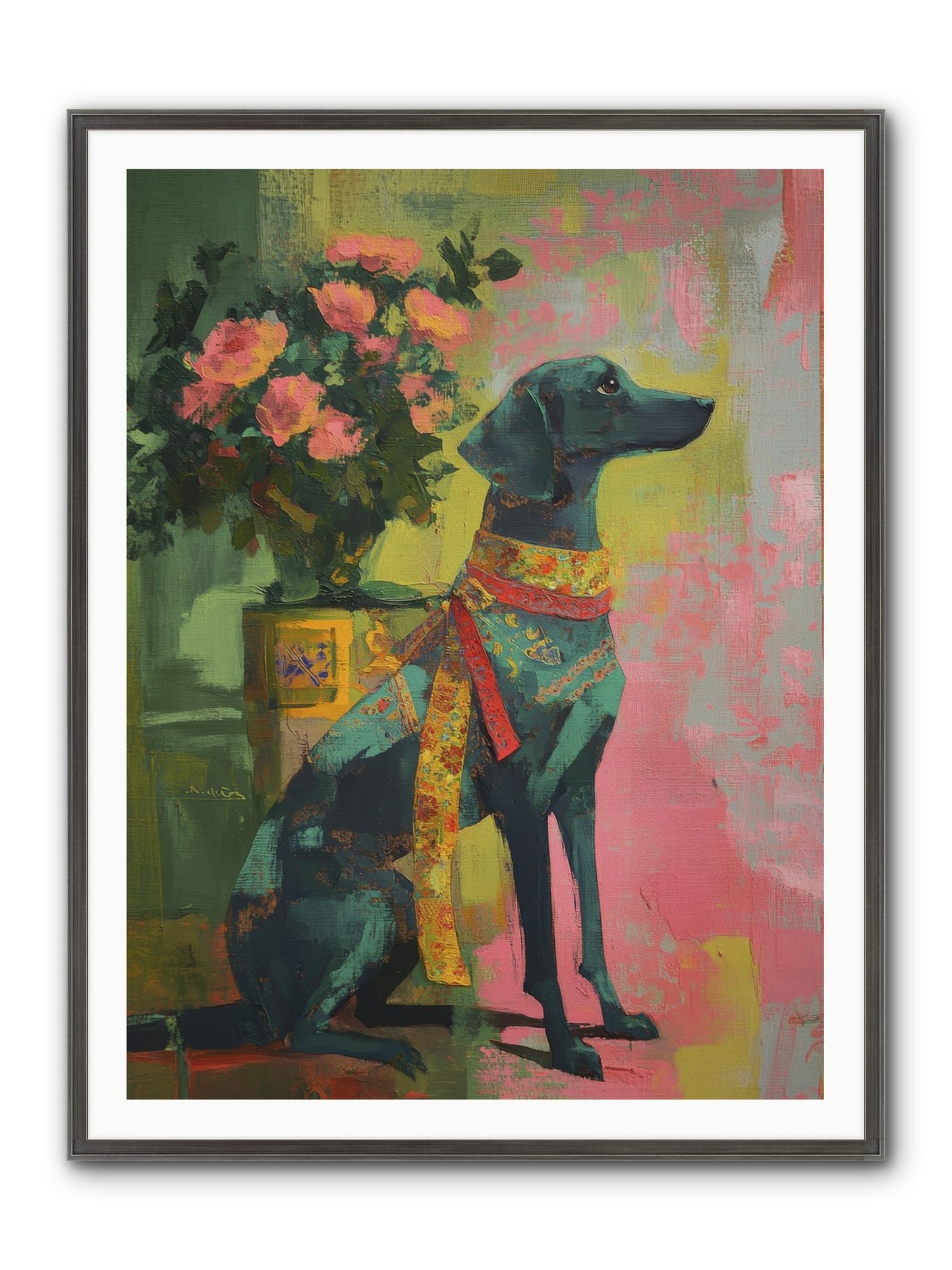 Crown Jewel Framed Print - Slimwoods Black/Silver 36x48