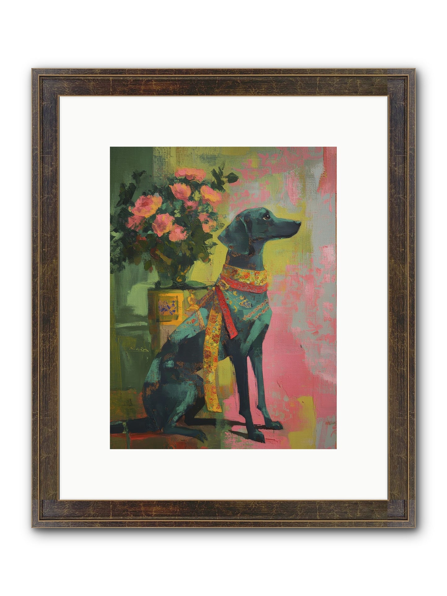 Crown Jewel Framed Print - Slimwoods Black/Gold 9x12
