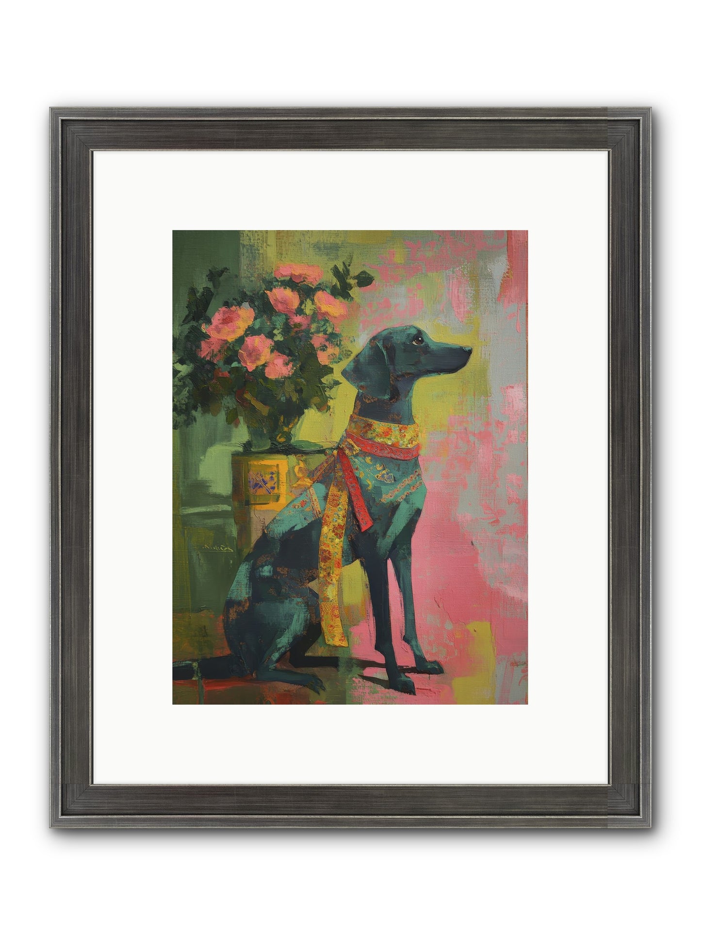 Crown Jewel Framed Print - Slimwoods Black/Silver 9x12
