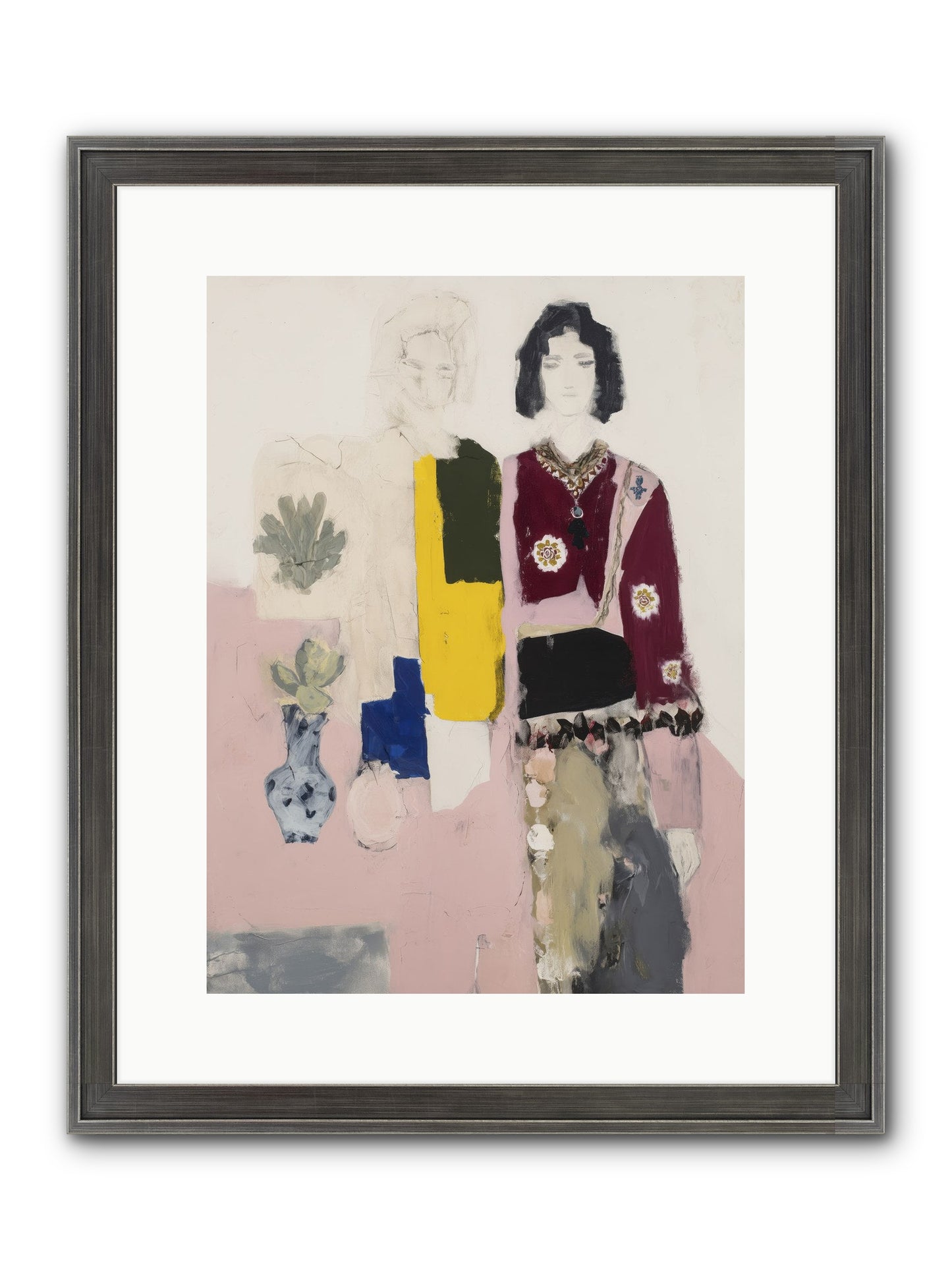 Crystal Tear Framed Print - Slimwoods Black/Silver 12x16