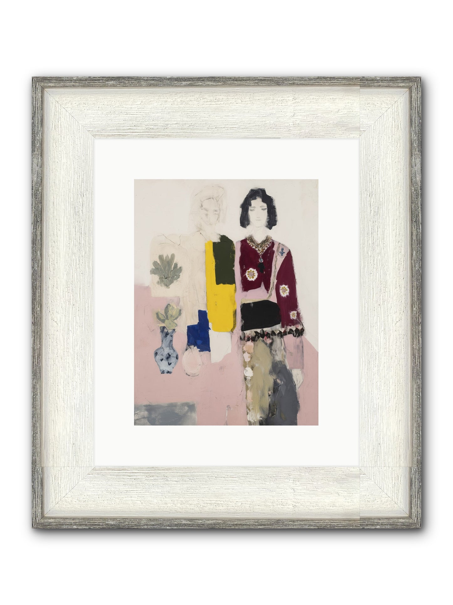 Crystal Tear Framed Print - Driftwood White 9x12