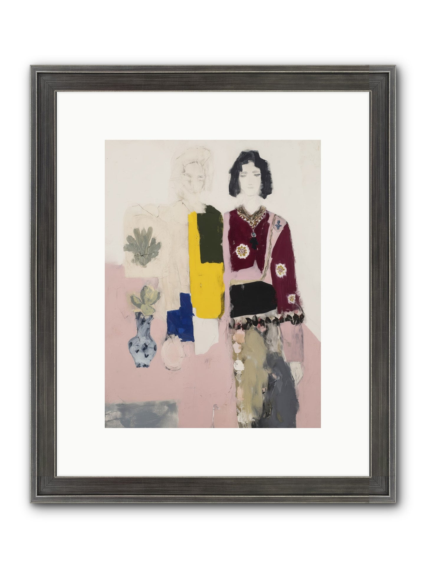 Crystal Tear Framed Print - Slimwoods Black/Silver 9x12