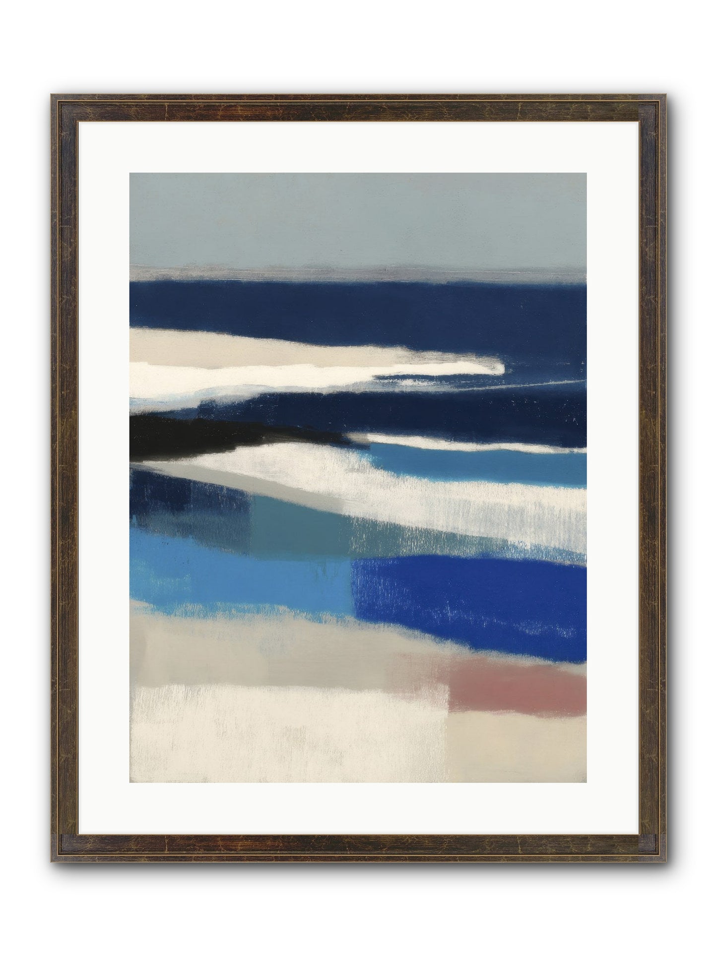 Crystalline Framed Print - Slimwoods Black/Gold 18x24