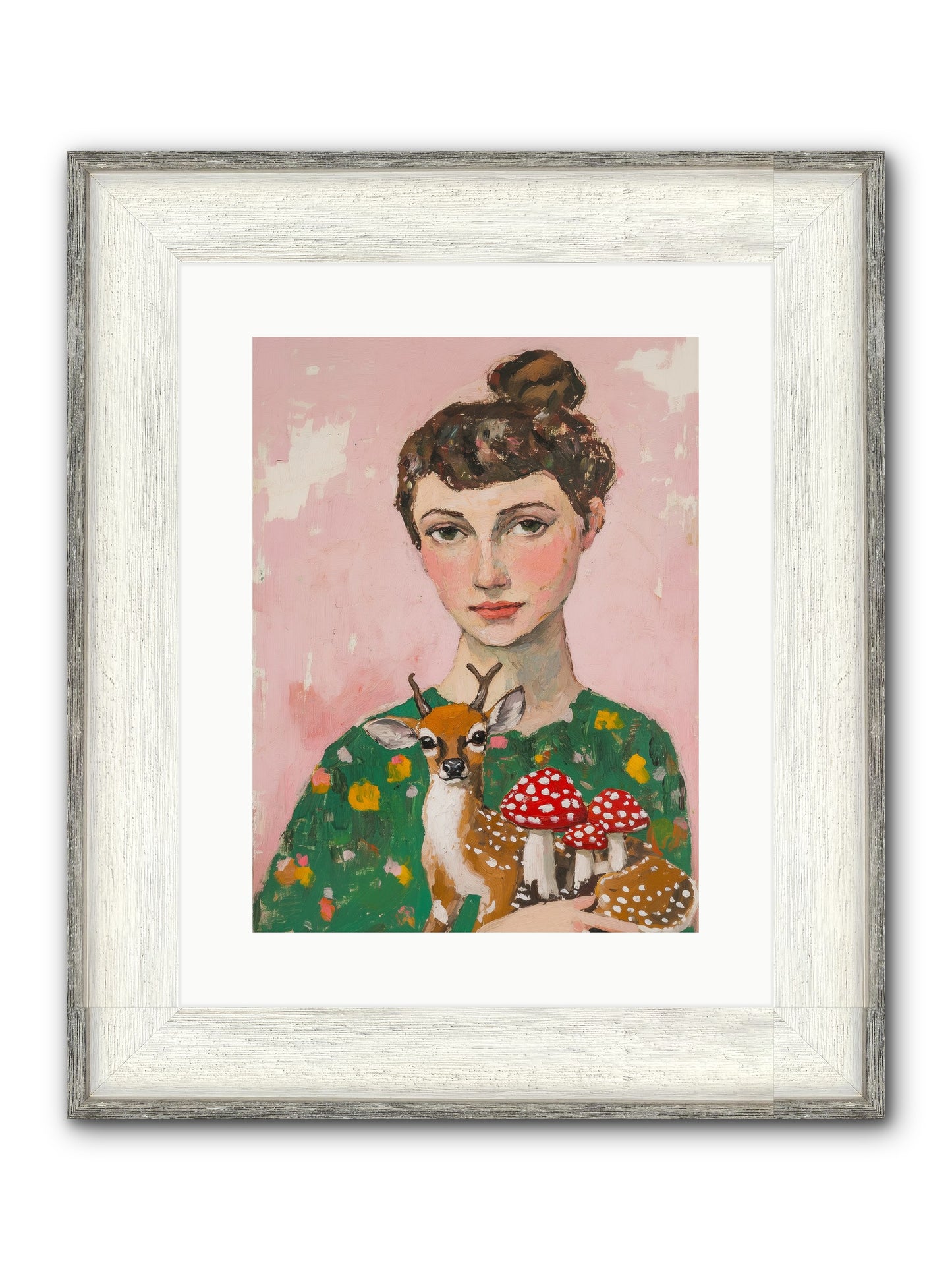 Cucumber Sandwiches Framed Print - Driftwood White 12x16
