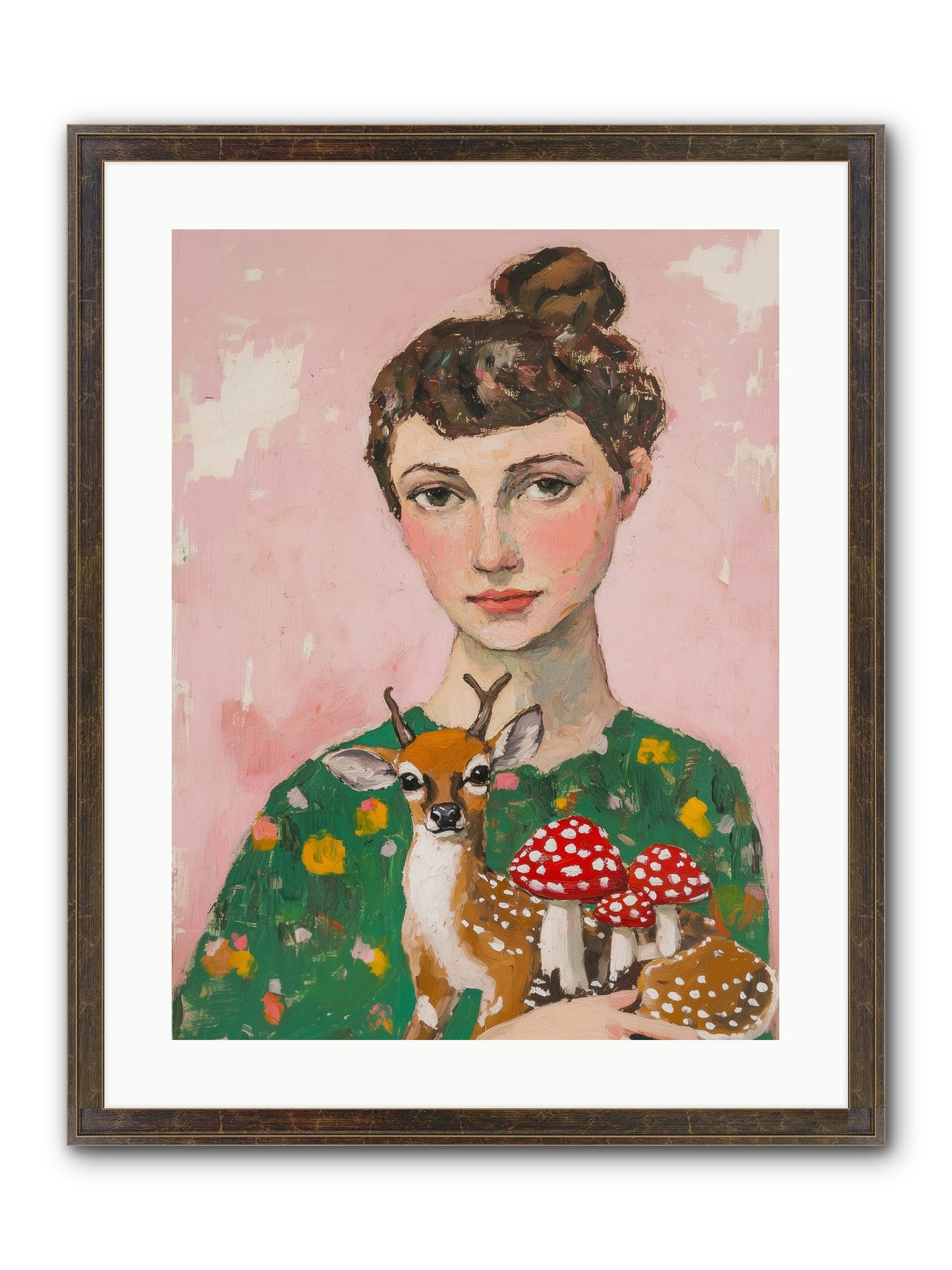 Cucumber Sandwiches Framed Print - Slimwoods Black/Gold 18x24