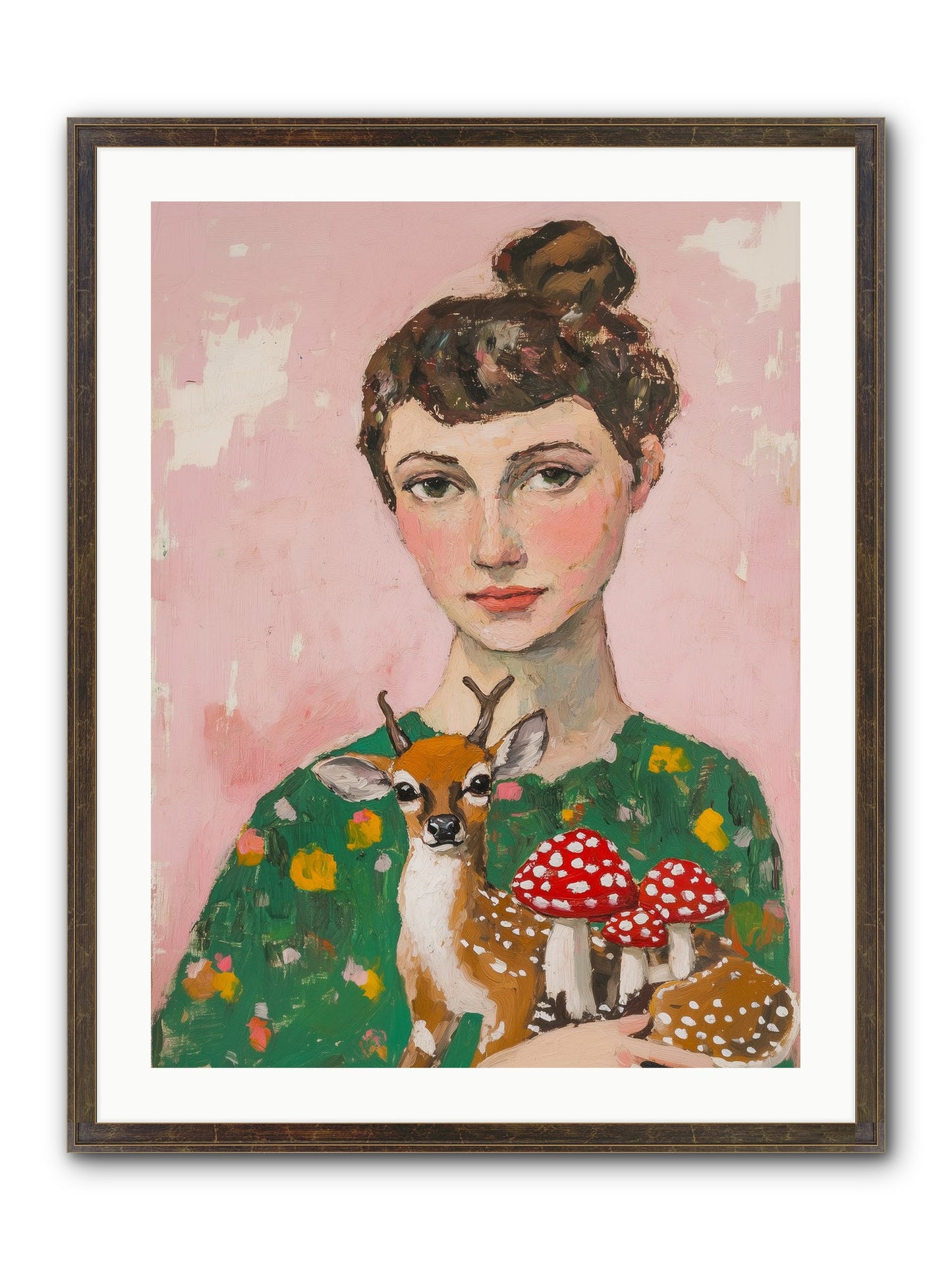 Cucumber Sandwiches Framed Print - Slimwoods Black/Gold 24x32