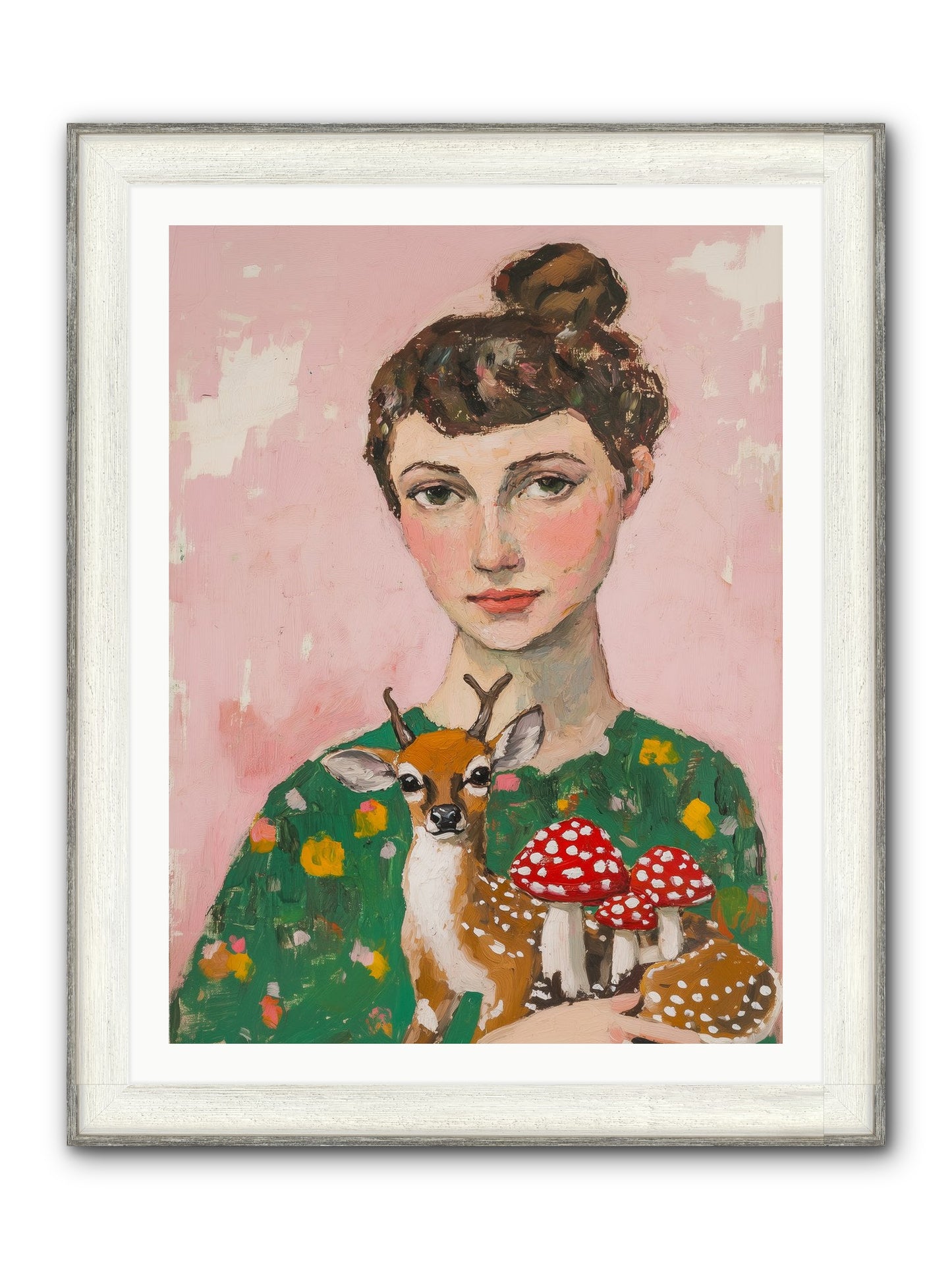 Cucumber Sandwiches Framed Print - Driftwood White 30x40