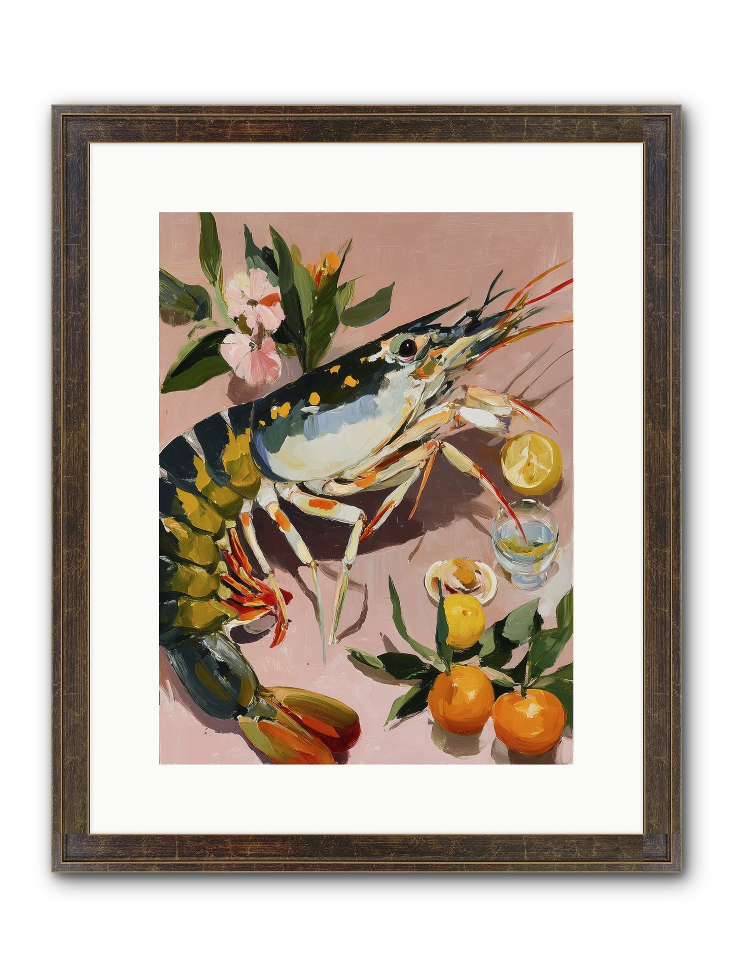 Culinary Jewels Framed Print - Slimwoods Black/Gold 12x16