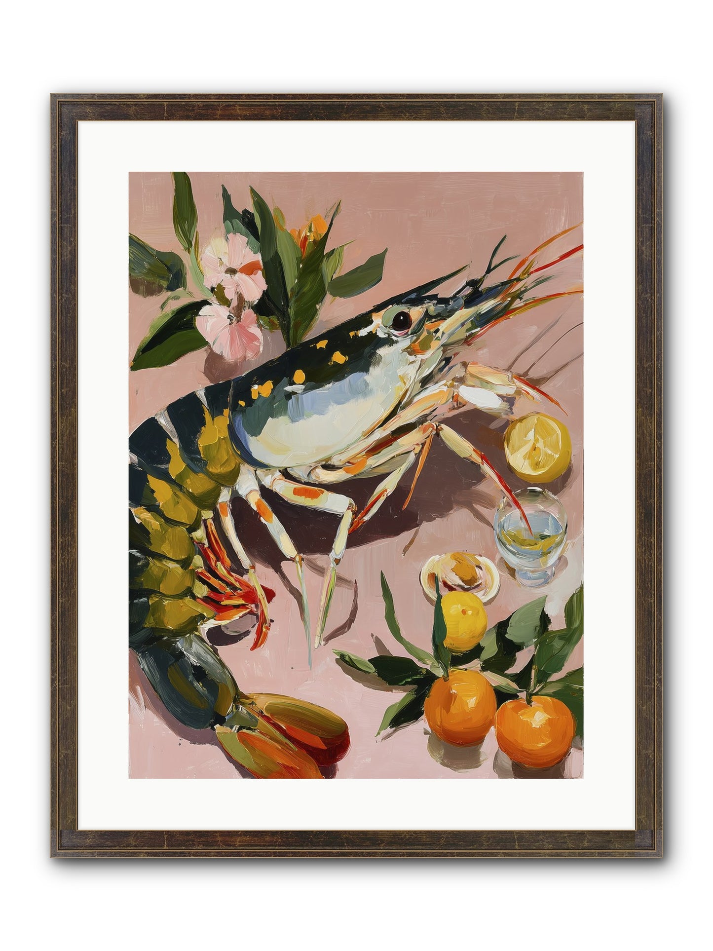 Culinary Jewels Framed Print - Slimwoods Black/Gold 18x24