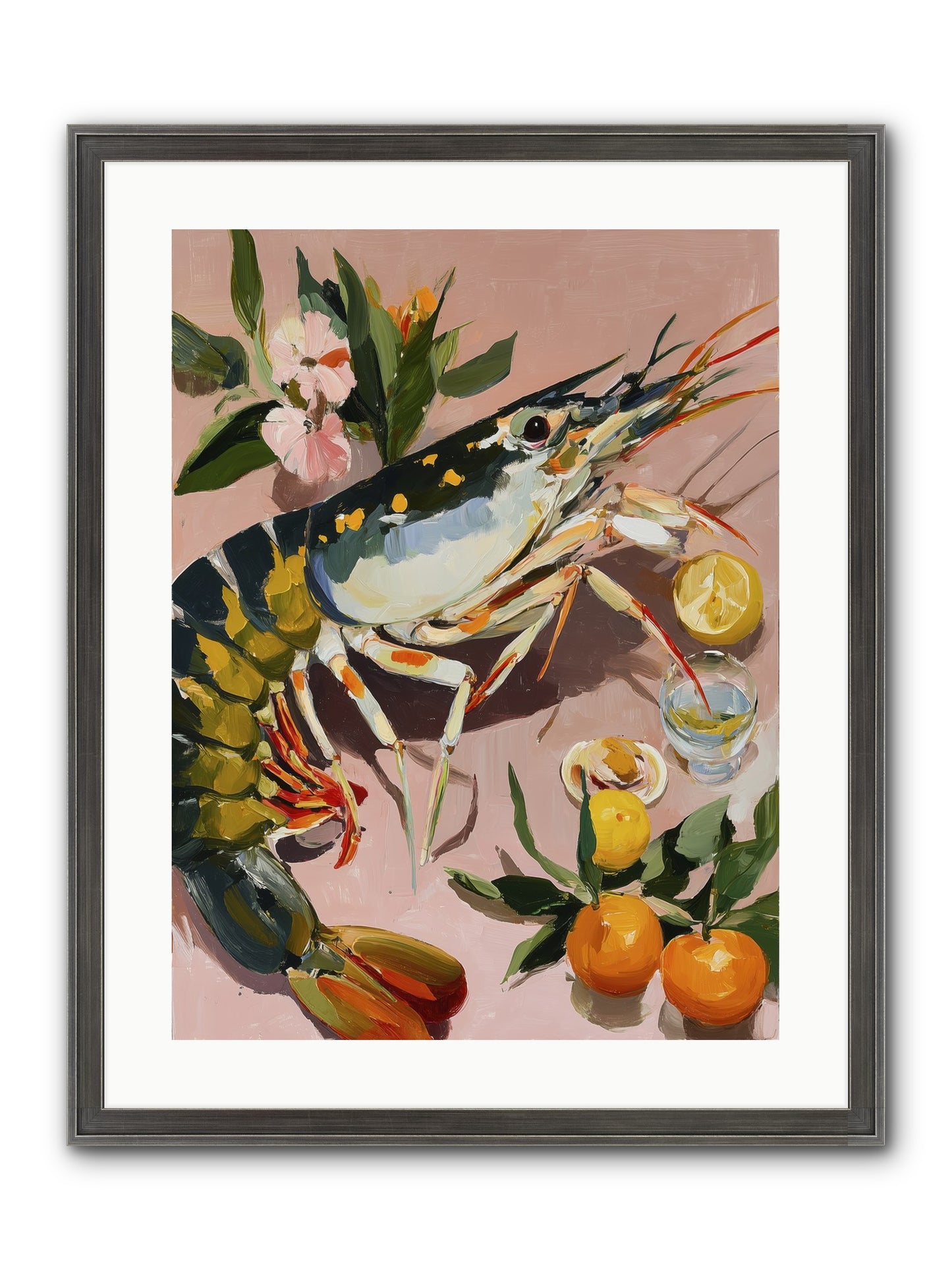 Culinary Jewels Framed Print - Slimwoods Black/Silver 18x24