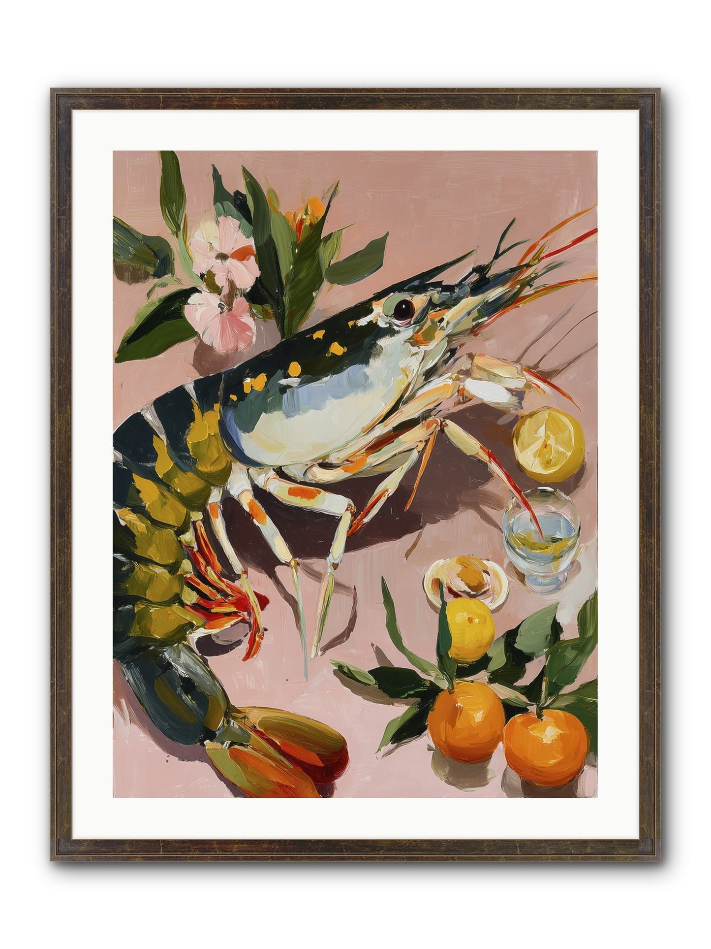 Culinary Jewels Framed Print - Slimwoods Black/Gold 24x32