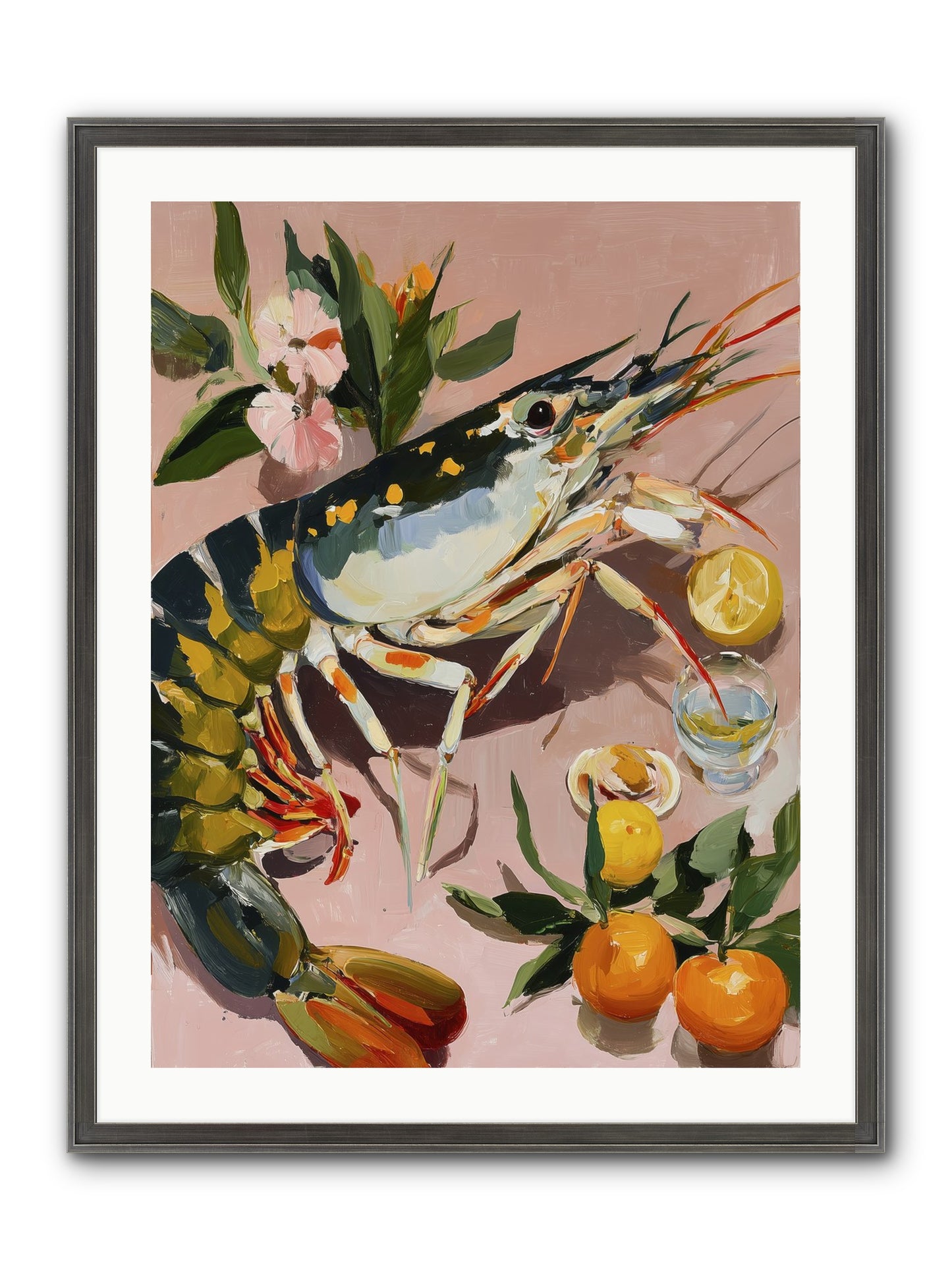 Culinary Jewels Framed Print - Slimwoods Black/Silver 24x32