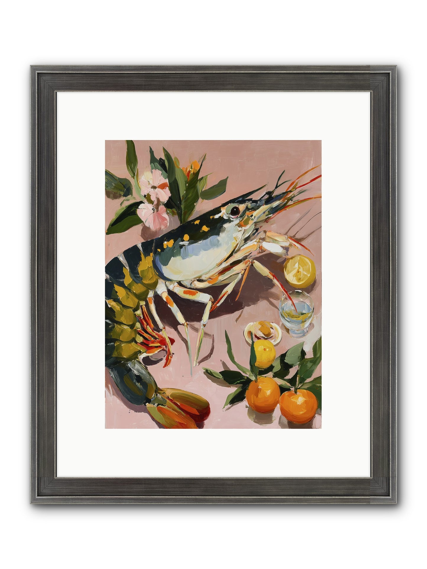 Culinary Jewels Framed Print - Slimwoods Black/Silver 9x12