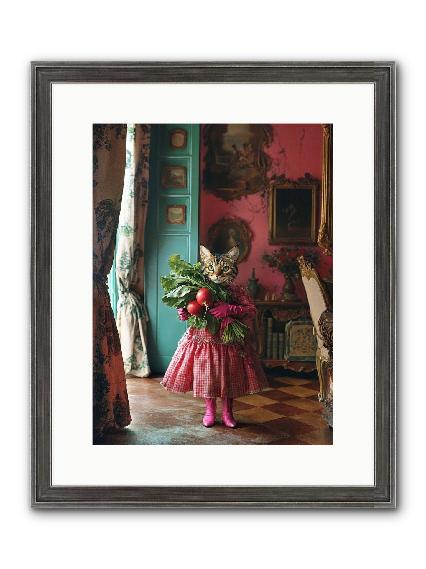 Culinary Waltz & Wonder Framed Print - Slimwoods Black/Silver 12x16