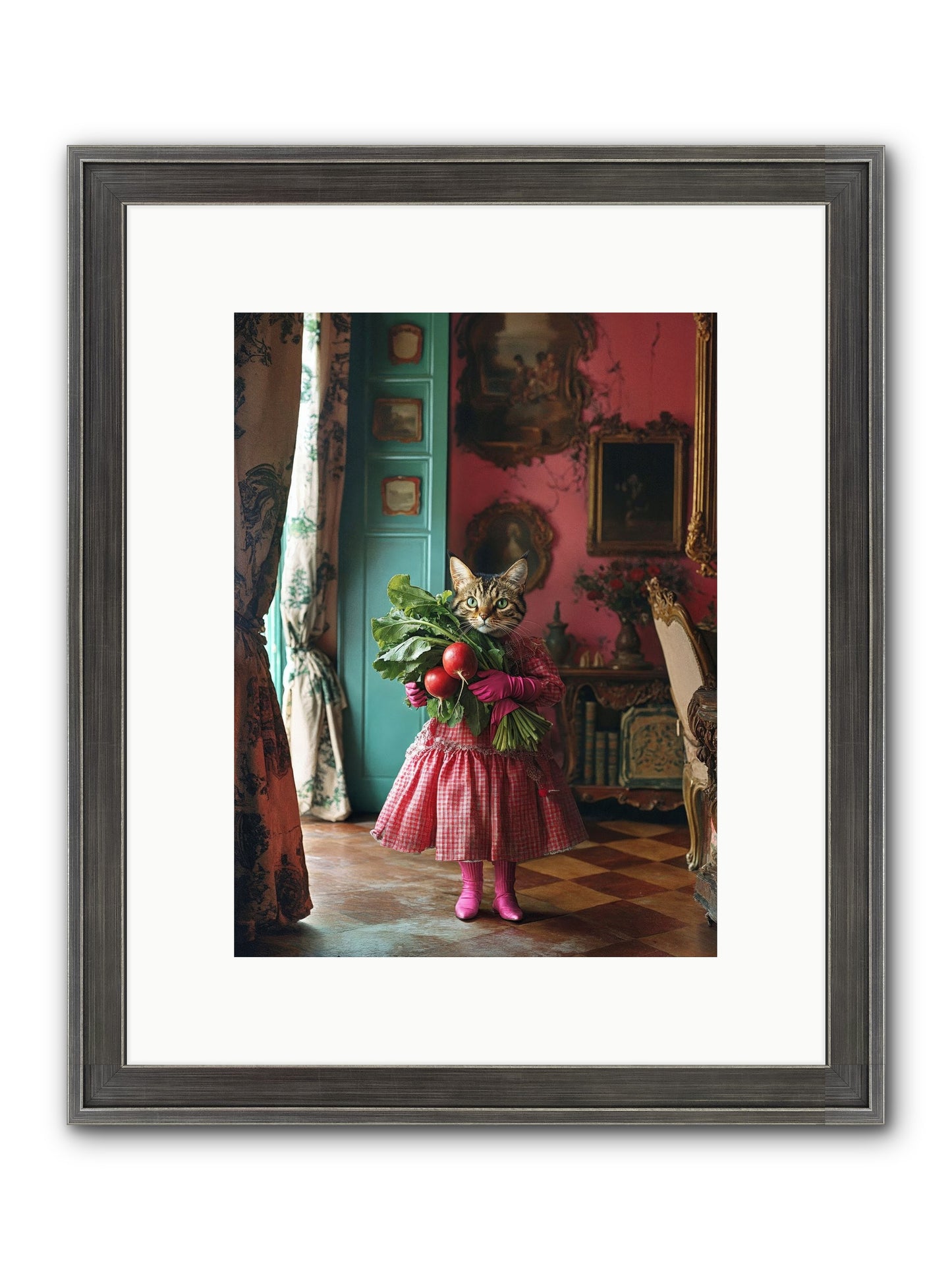 Culinary Waltz & Wonder Framed Print - Slimwoods Black/Silver 9x12
