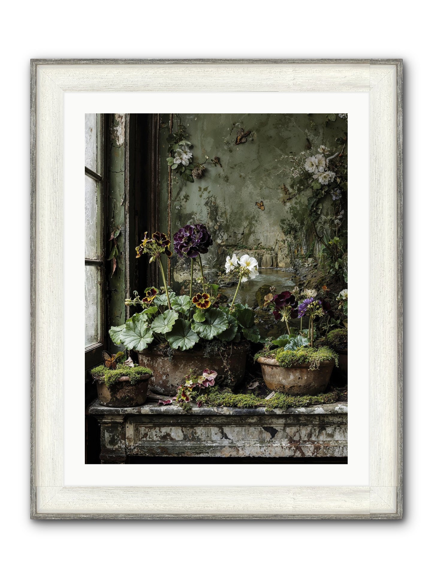 Cultivé Framed Print - Driftwood White 24x32