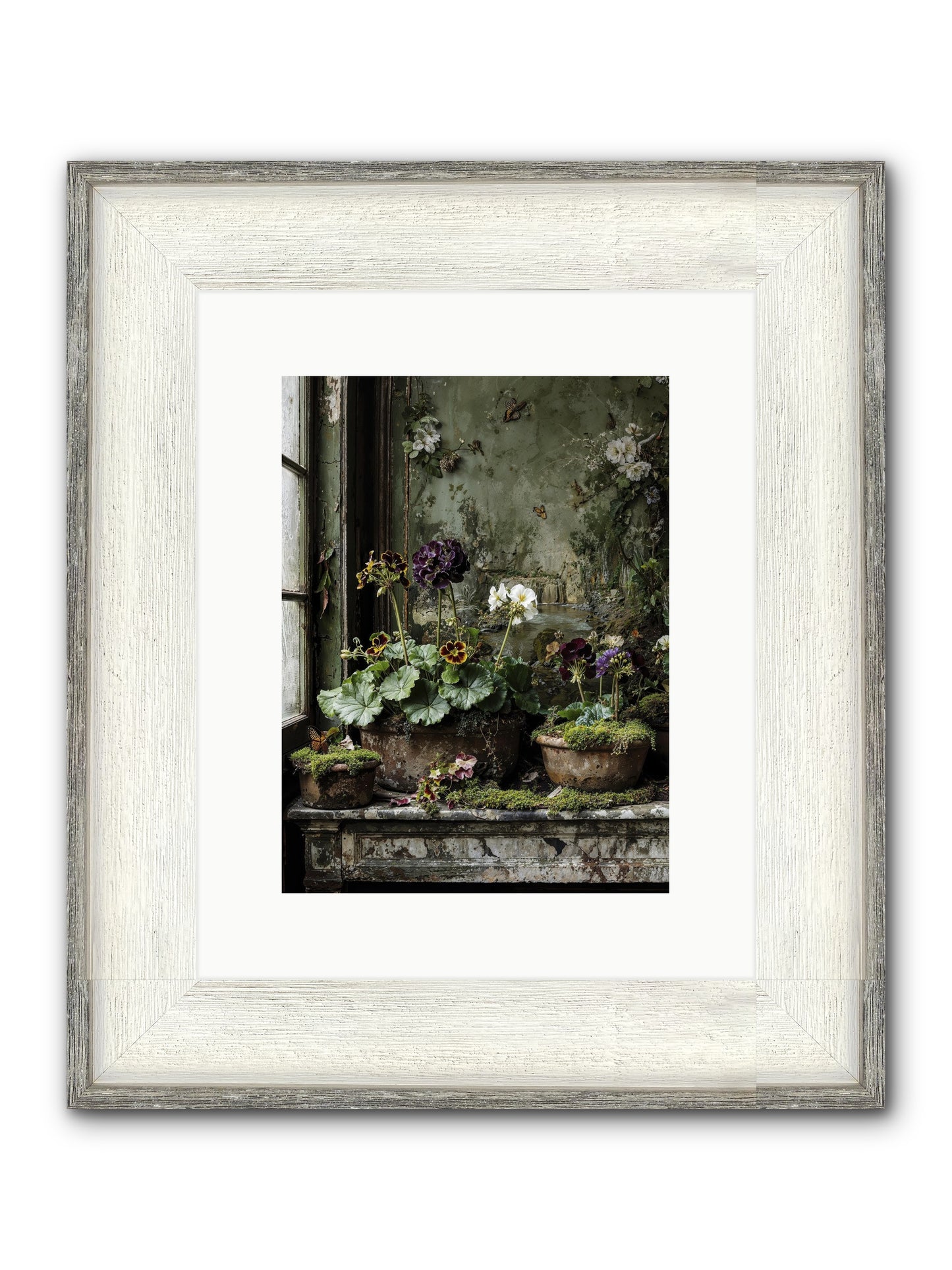 Cultivé Framed Print - Driftwood White 9x12