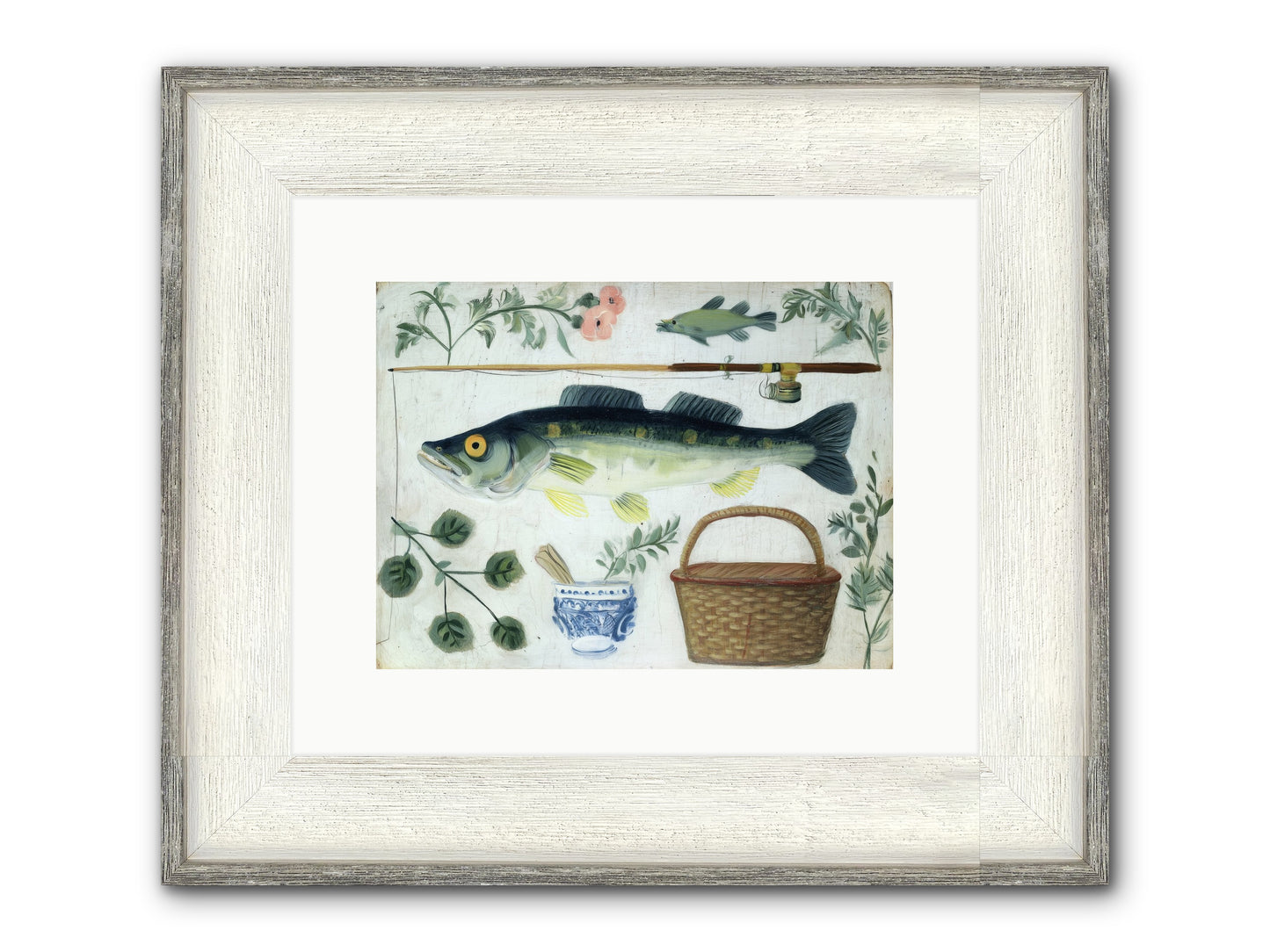 Curator's Coast Framed Print - Driftwood White 12x9