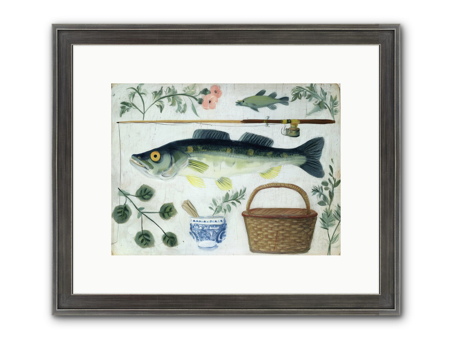 Curator's Coast Framed Print - Slimwoods Black/Silver 12x9