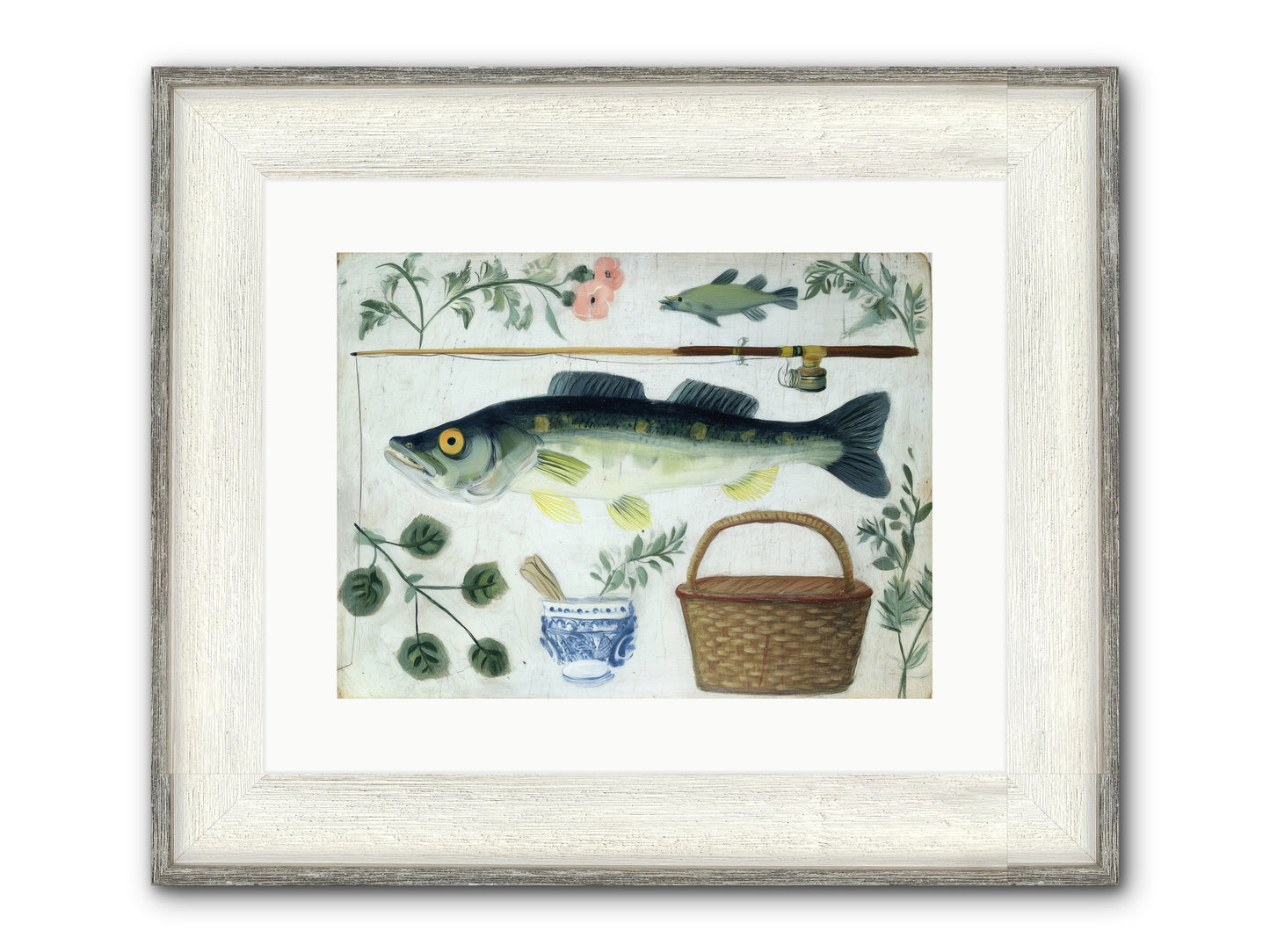 Curator's Coast Framed Print - Driftwood White 16x12