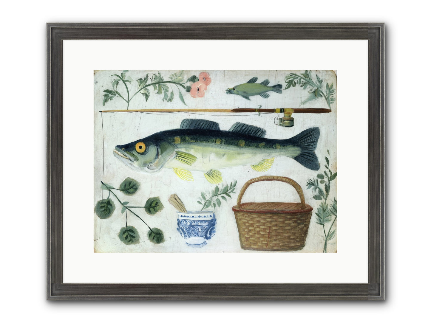 Curator's Coast Framed Print - Slimwoods Black/Silver 16x12