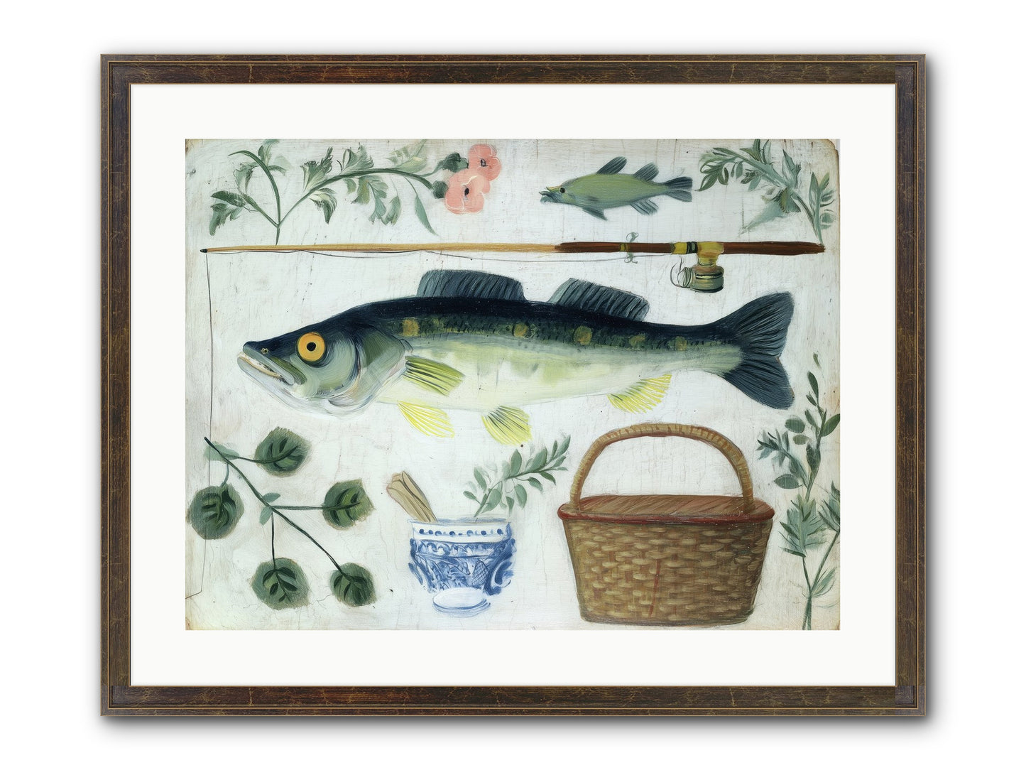 Curator's Coast Framed Print - Slimwoods Black/Gold 24x18