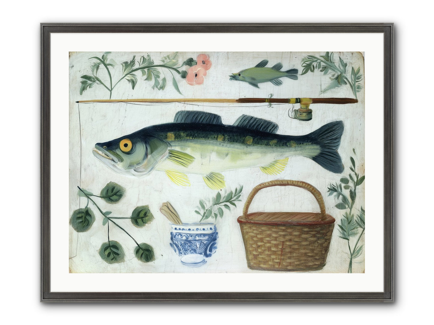 Curator's Coast Framed Print - Slimwoods Black/Silver 32x24