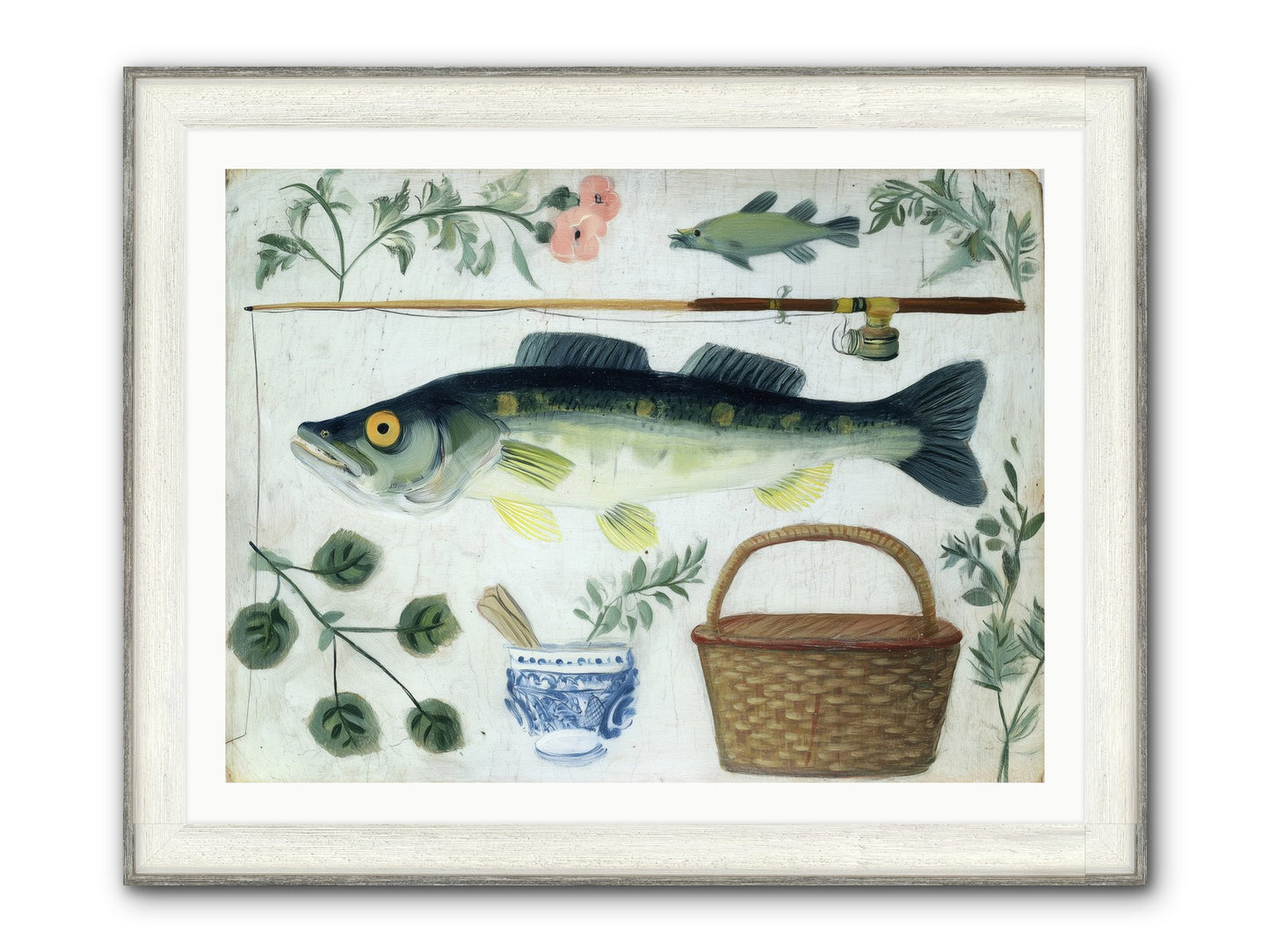 Curator's Coast Framed Print - Driftwood White 40x30