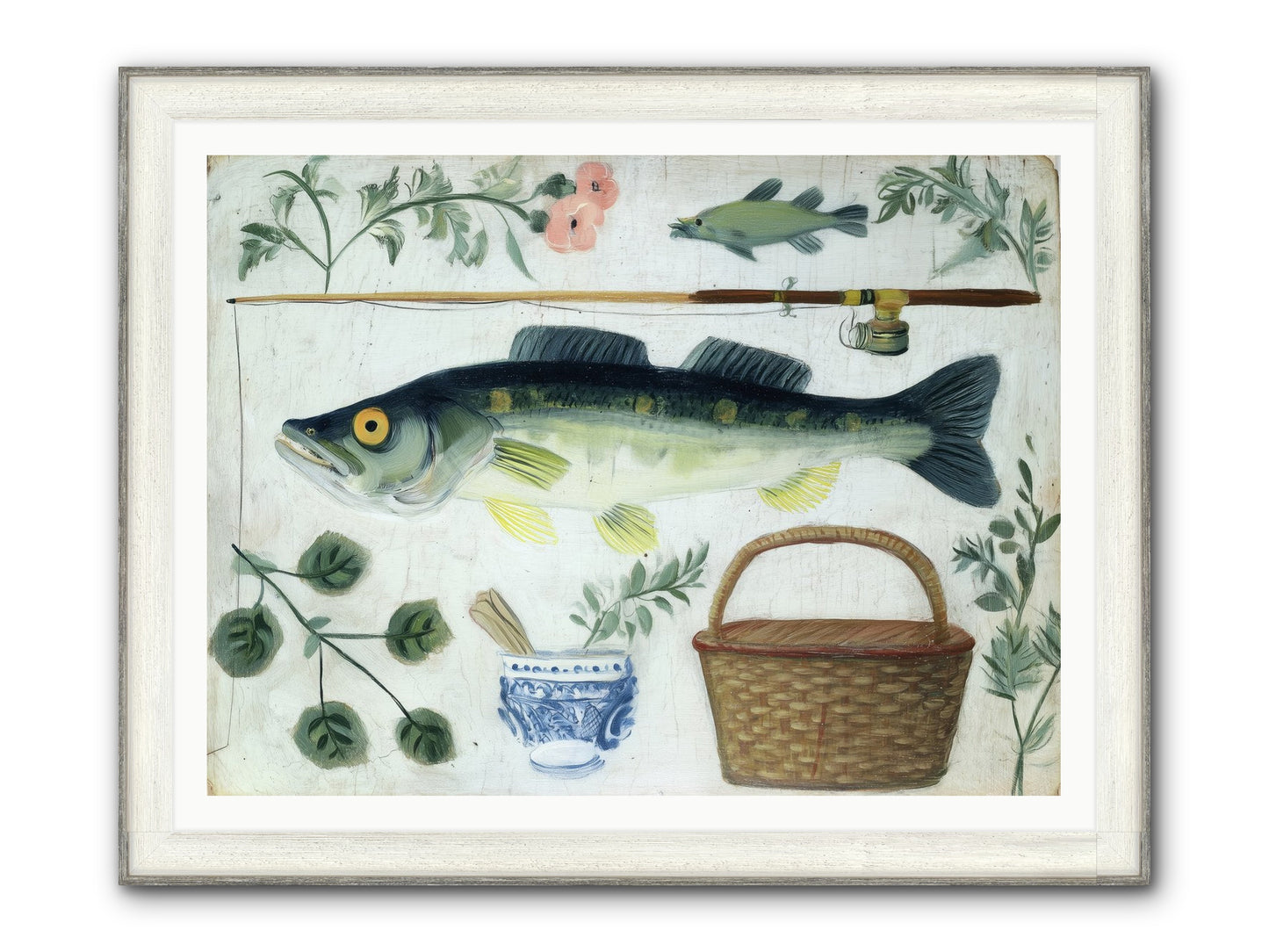 Curator's Coast Framed Print - Driftwood White 48x36
