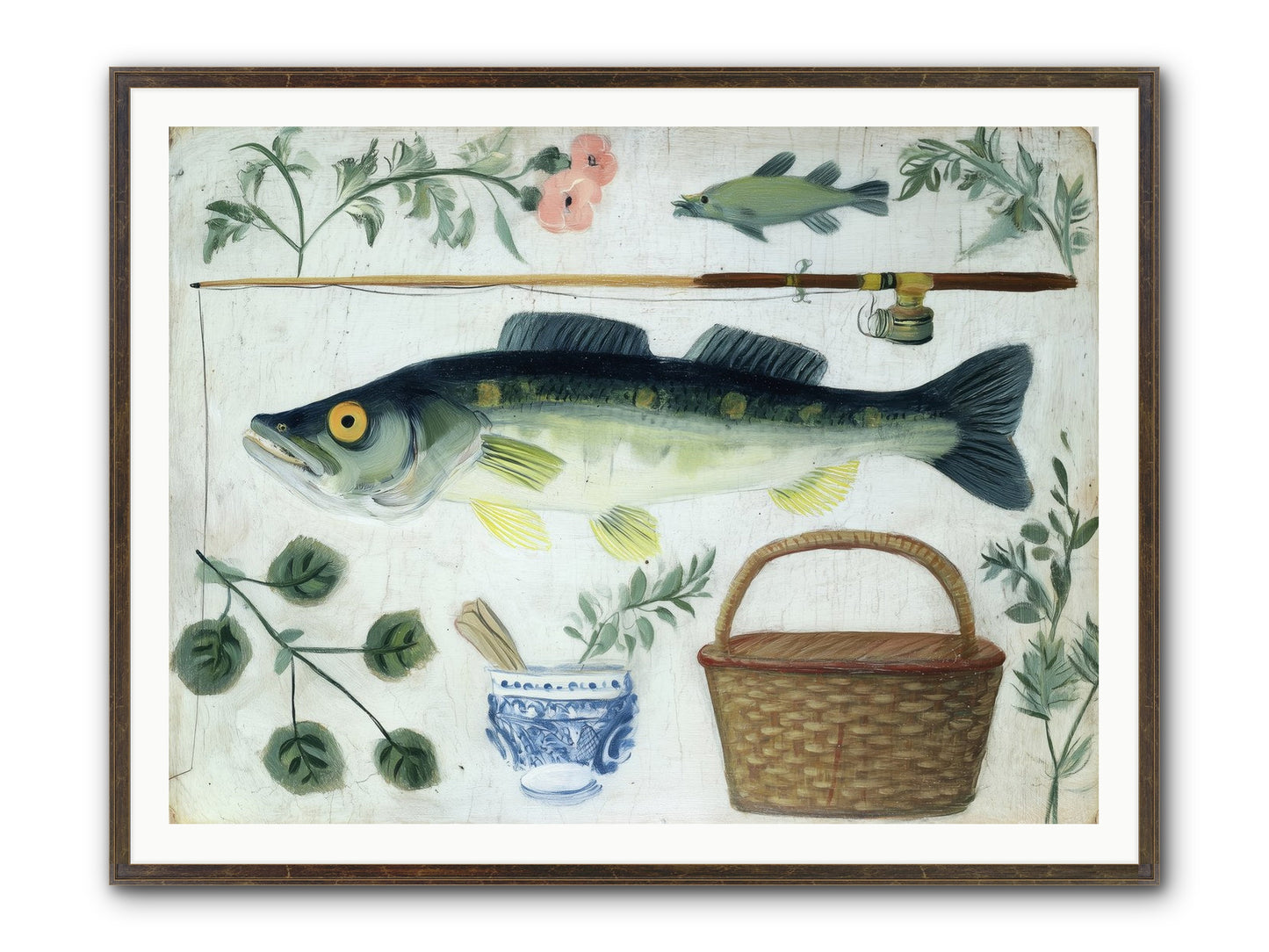 Curator's Coast Framed Print - Slimwoods Black/Gold 48x36