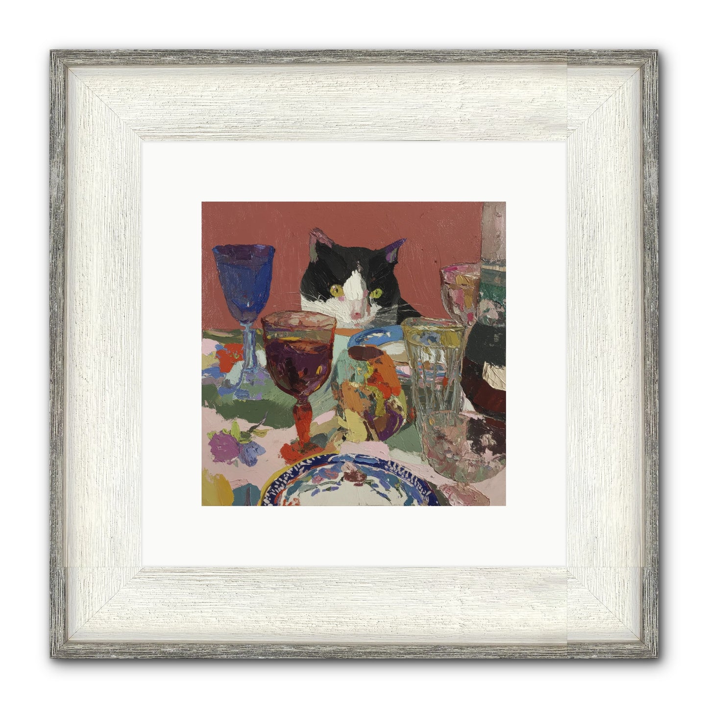 Curiosity Was An Art Form Framed Print - Driftwood White 10x10