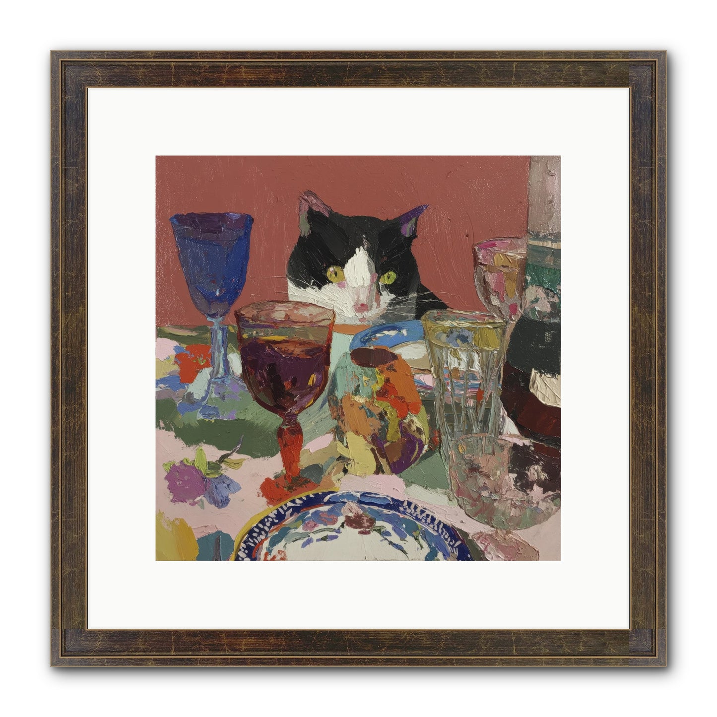 Curiosity Was An Art Form Framed Print - Slimwoods Black/Gold 12x12