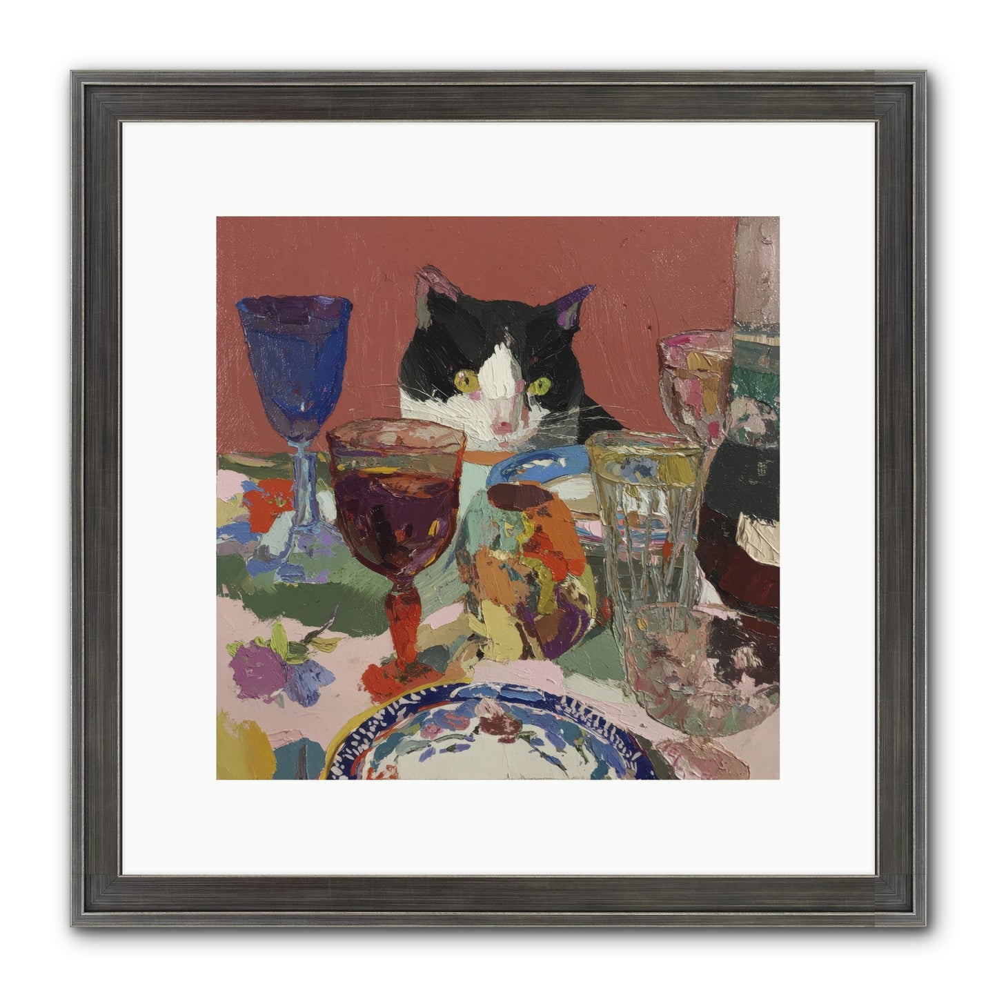 Curiosity Was An Art Form Framed Print - Slimwoods Black/Silver 12x12