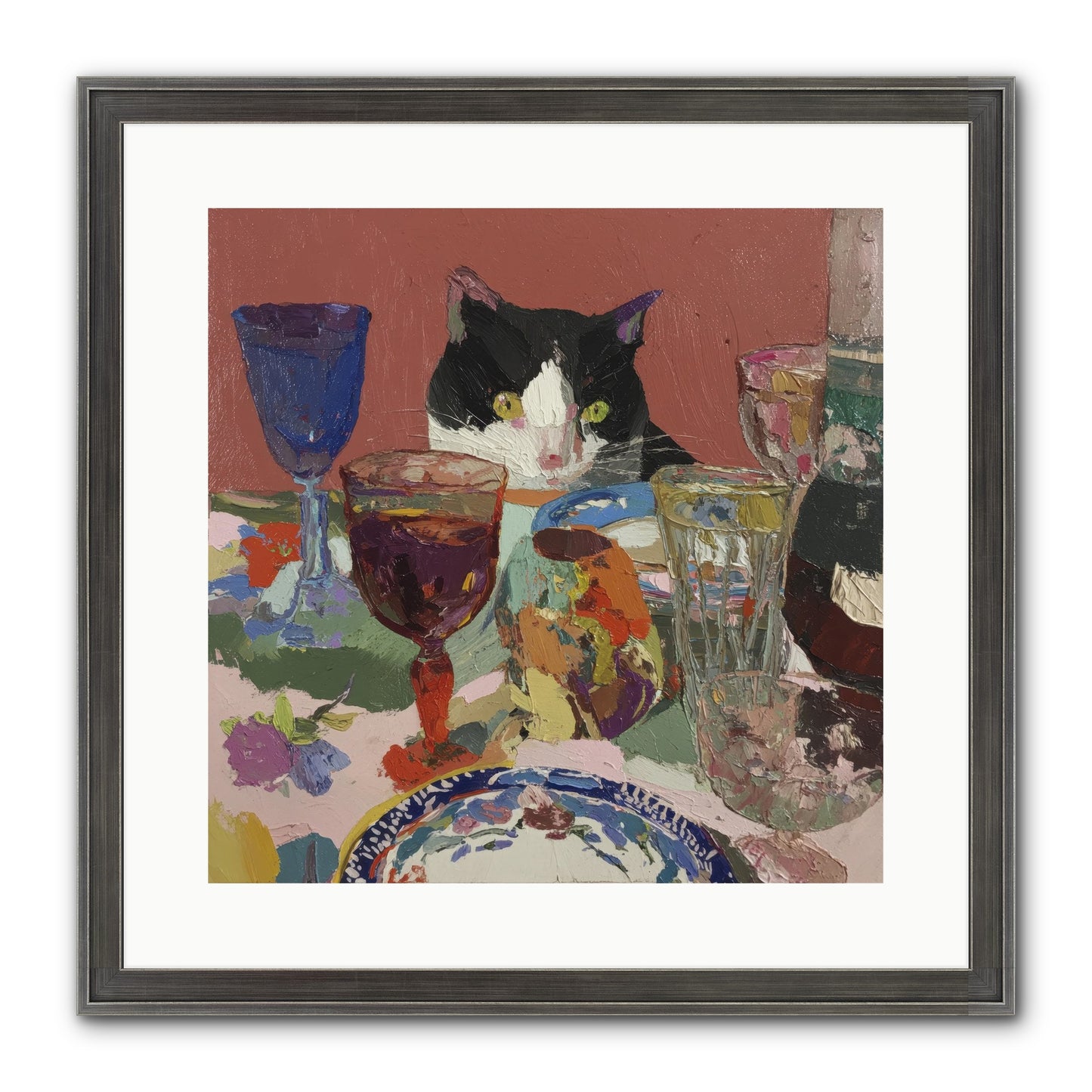 Curiosity Was An Art Form Framed Print - Slimwoods Black/Silver 16x16