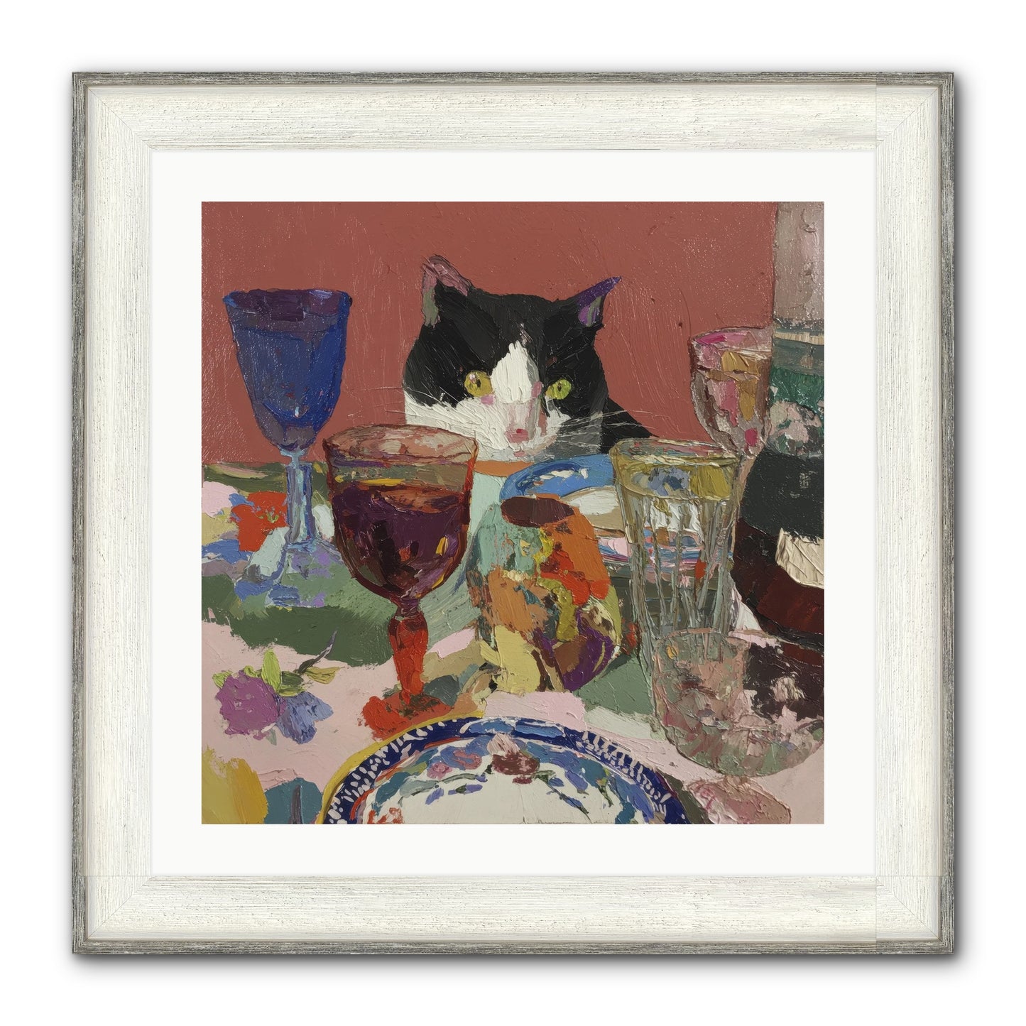 Curiosity Was An Art Form Framed Print - Driftwood White 24x24