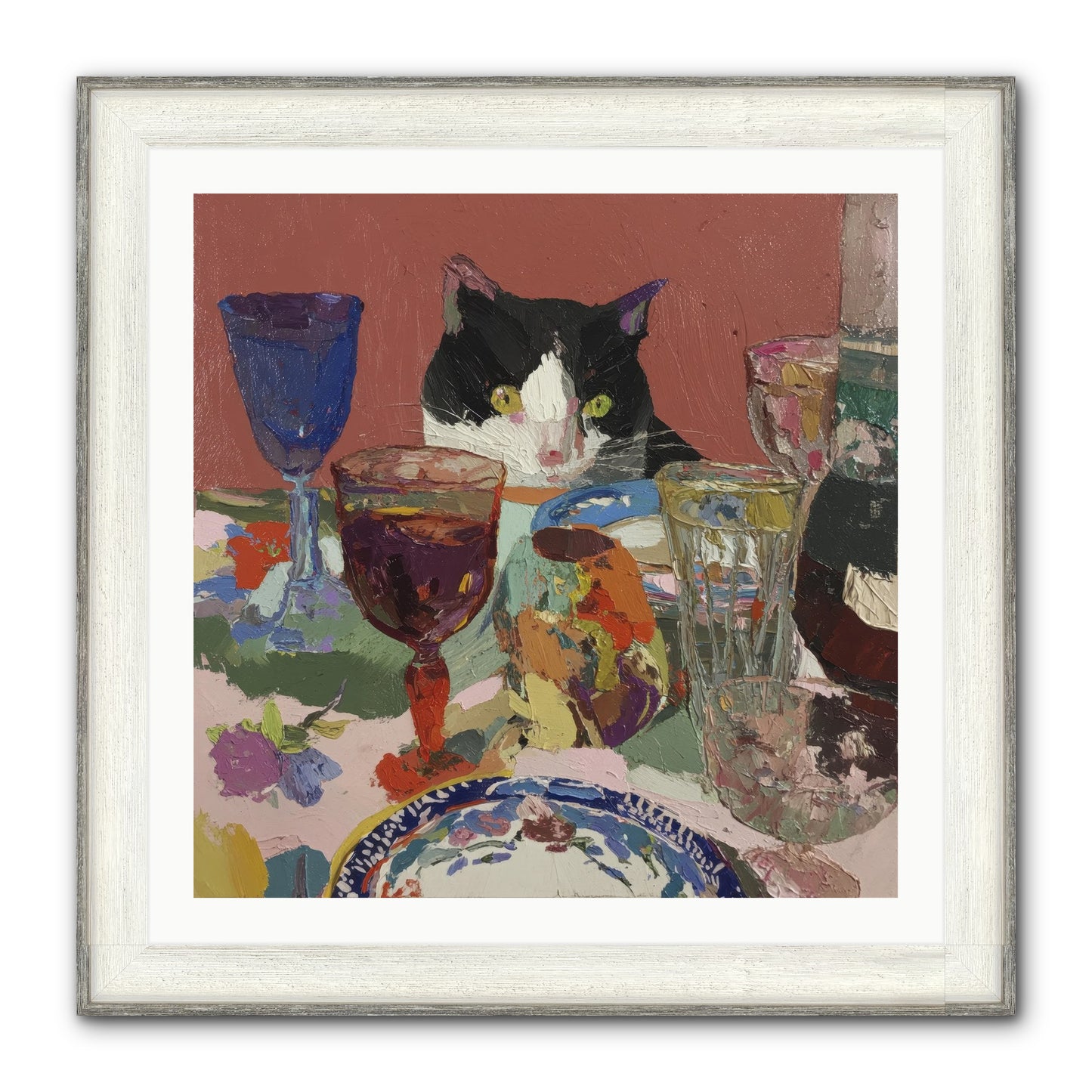 Curiosity Was An Art Form Framed Print - Driftwood White 30x30