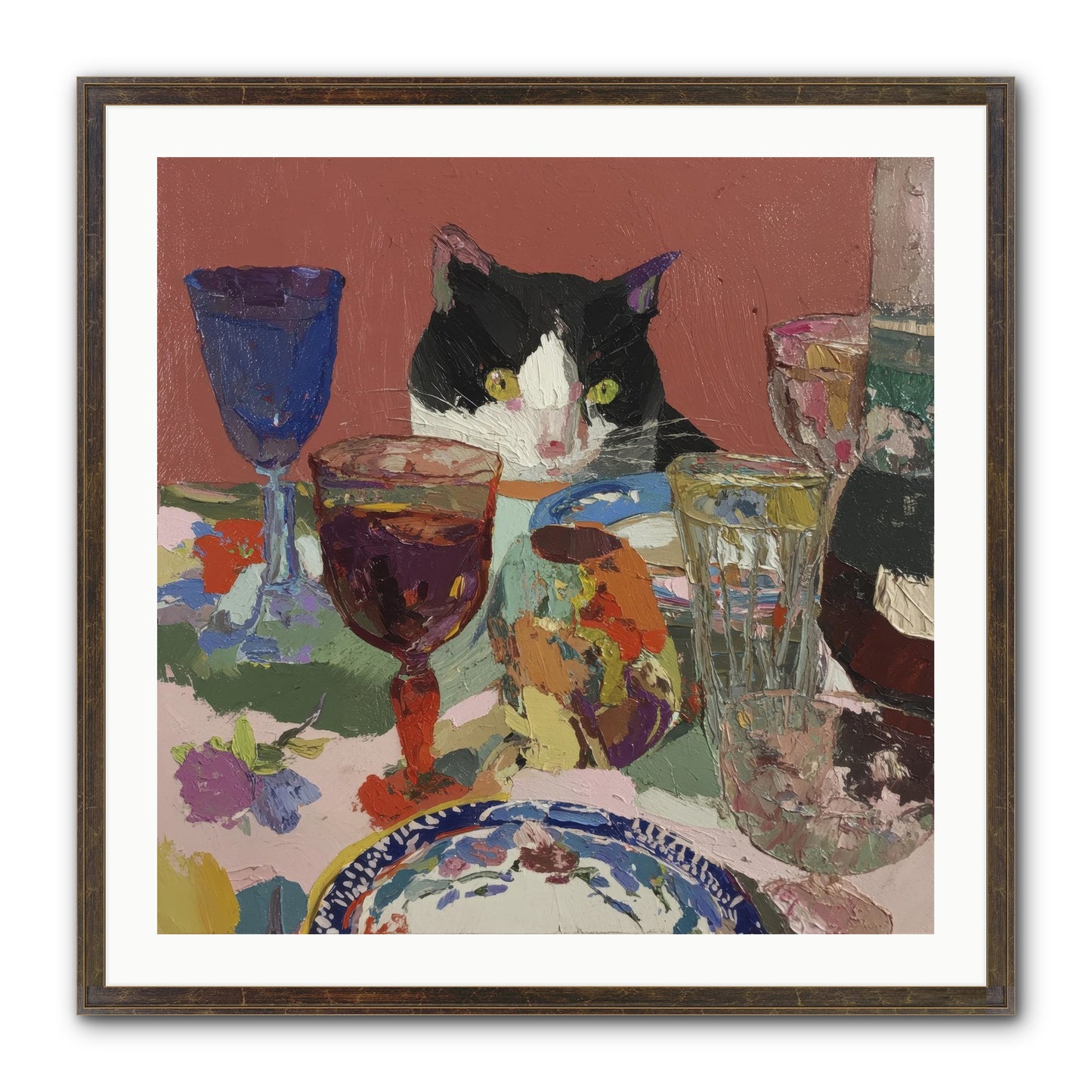 Curiosity Was An Art Form Framed Print - Slimwoods Black/Gold 30x30