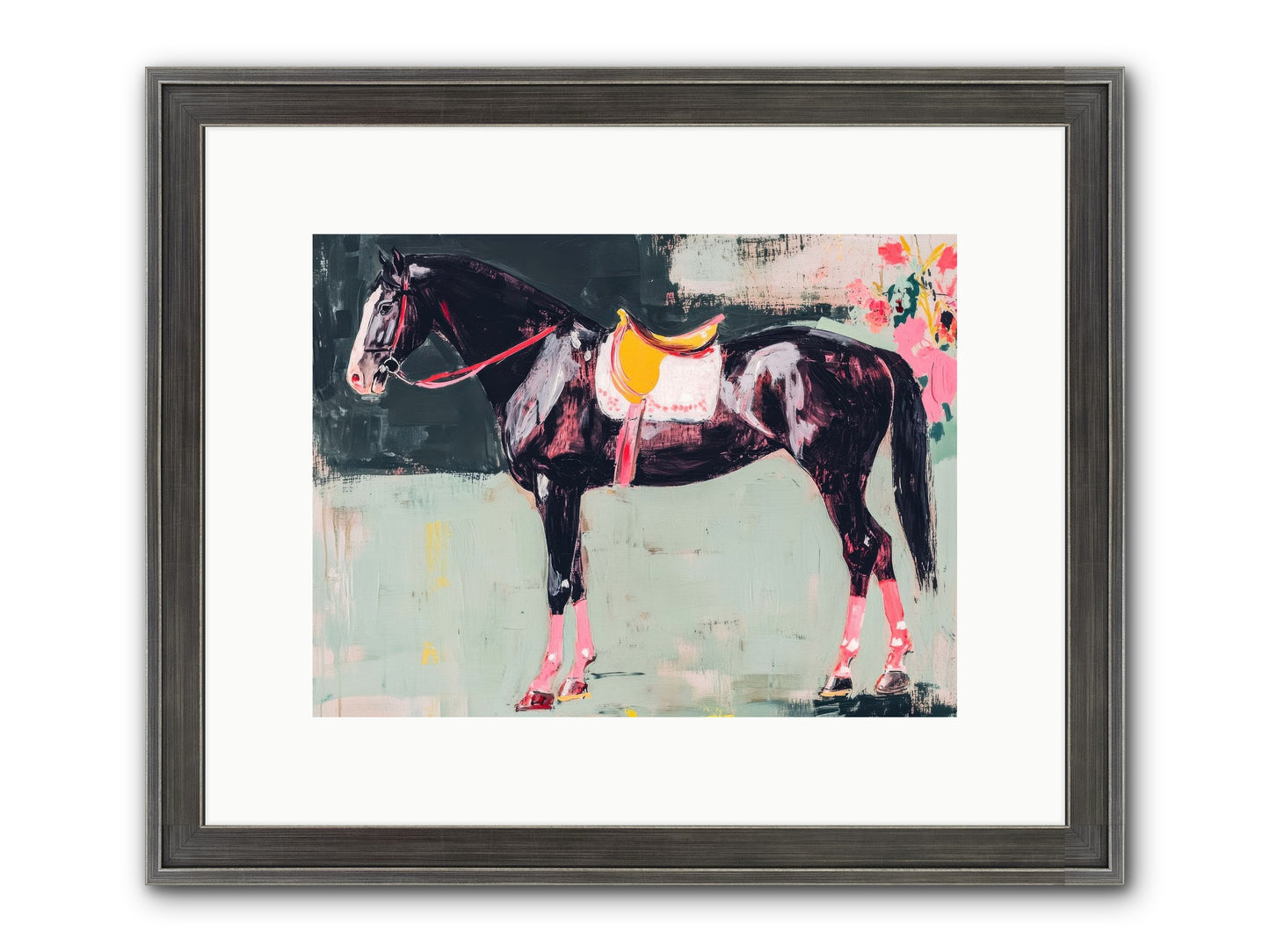 Curious Quest Framed Print - Slimwoods Black/Silver 12x9