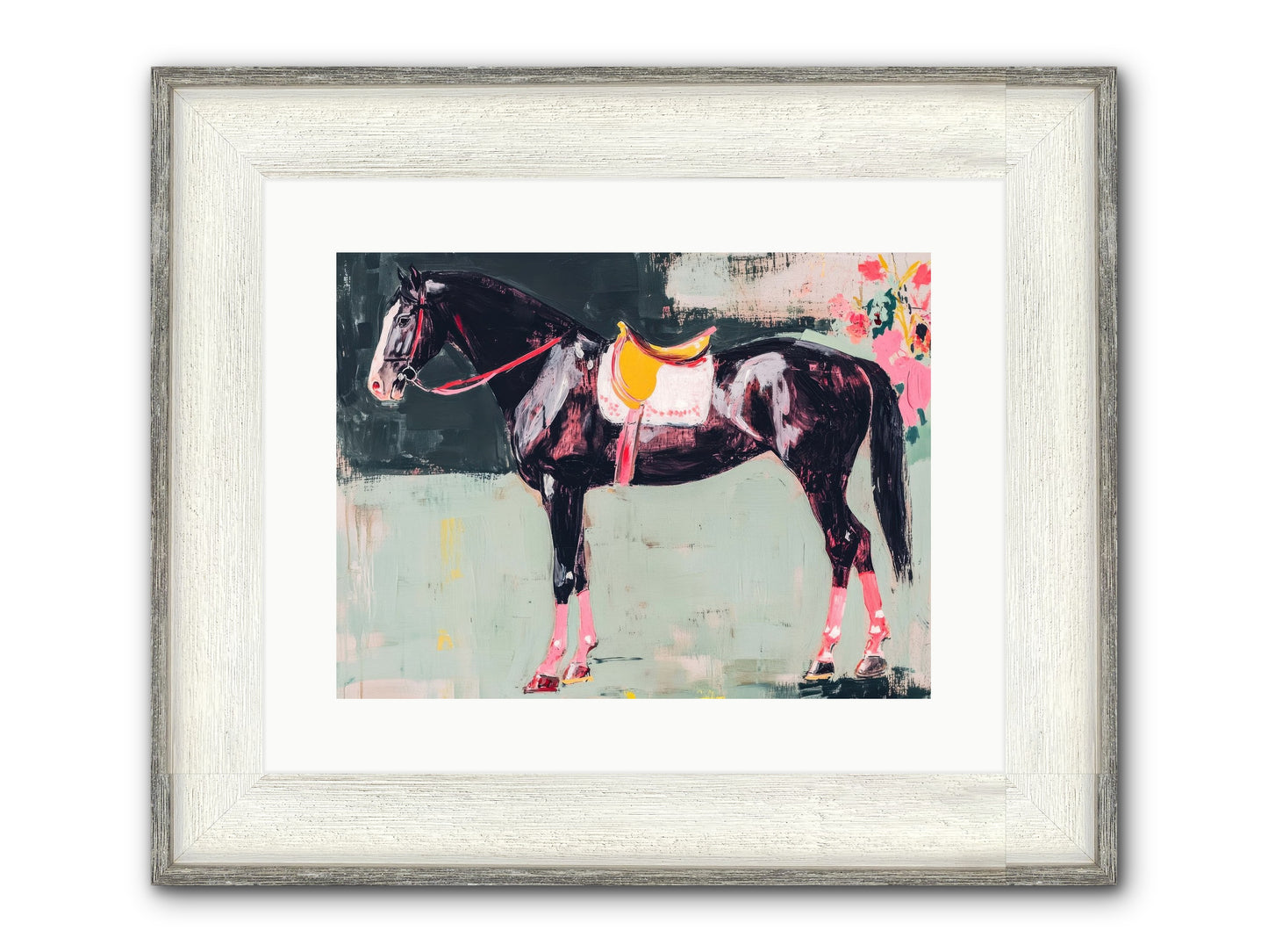 Curious Quest Framed Print - Driftwood White 16x12