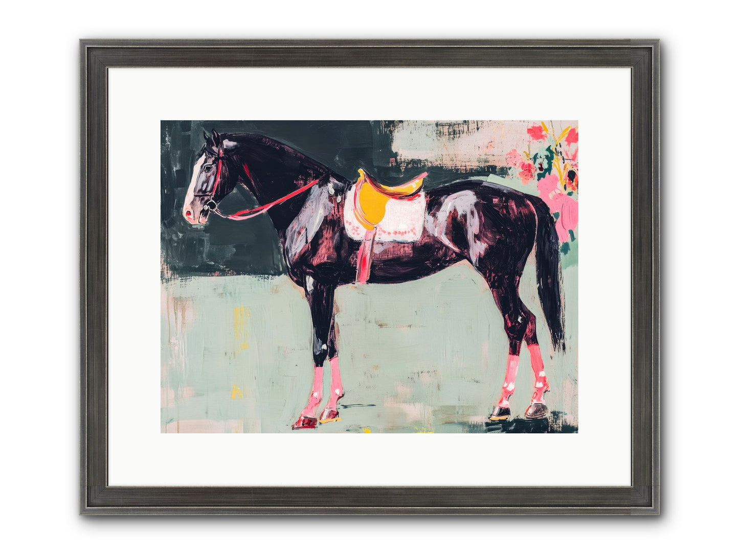 Curious Quest Framed Print - Slimwoods Black/Silver 16x12