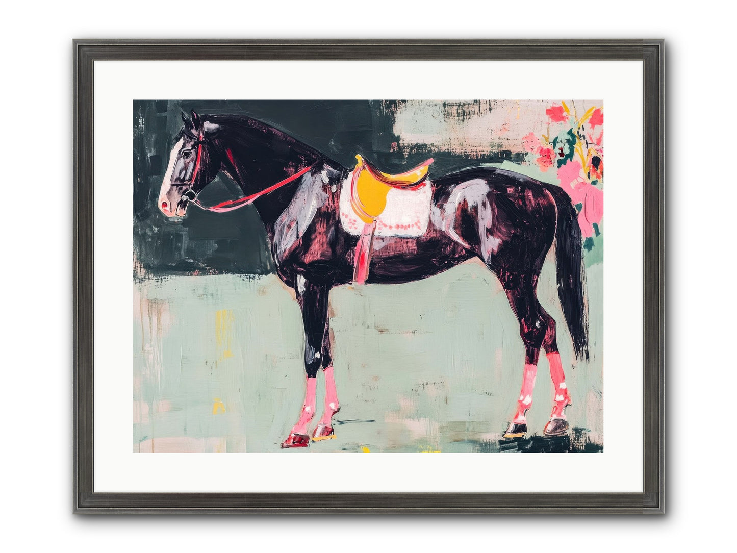 Curious Quest Framed Print - Slimwoods Black/Silver 24x18