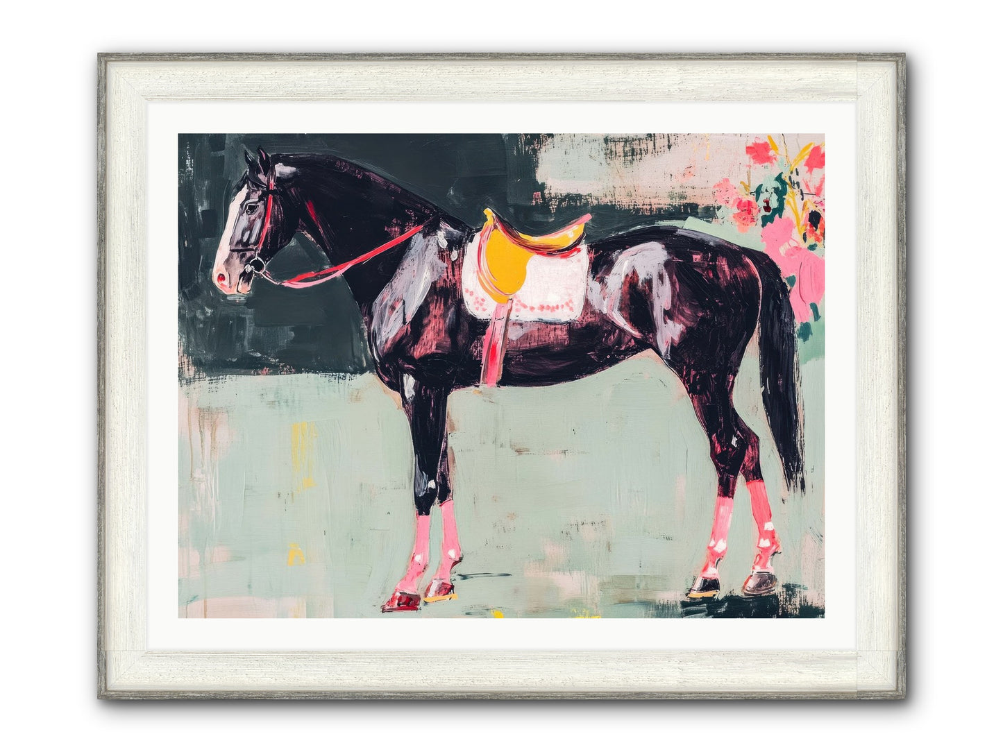 Curious Quest Framed Print - Driftwood White 40x30