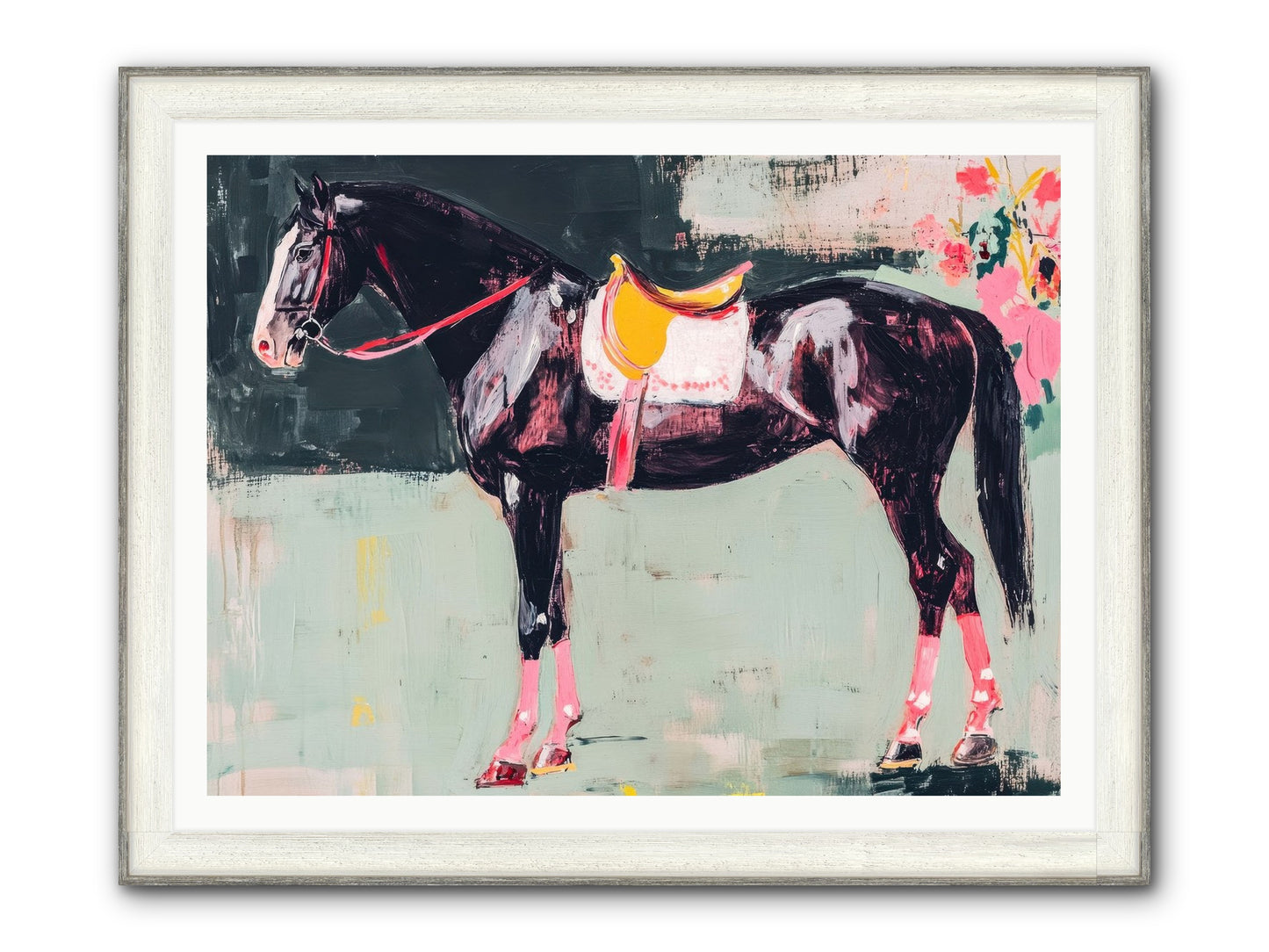 Curious Quest Framed Print - Driftwood White 48x36