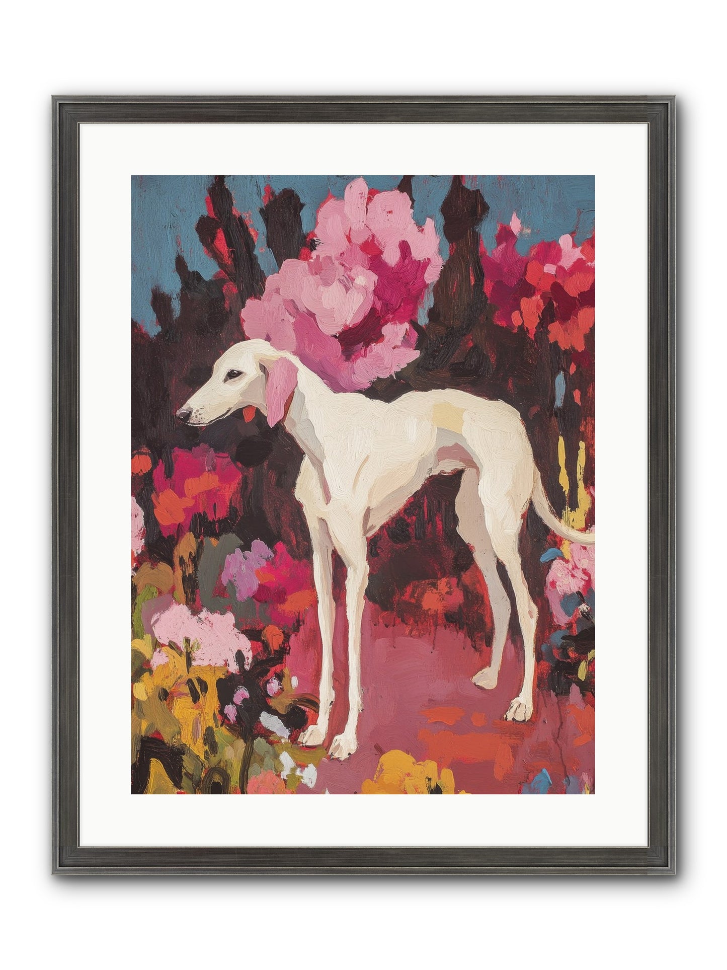 Daisy Framed Print - Slimwoods Black/Silver 18x24
