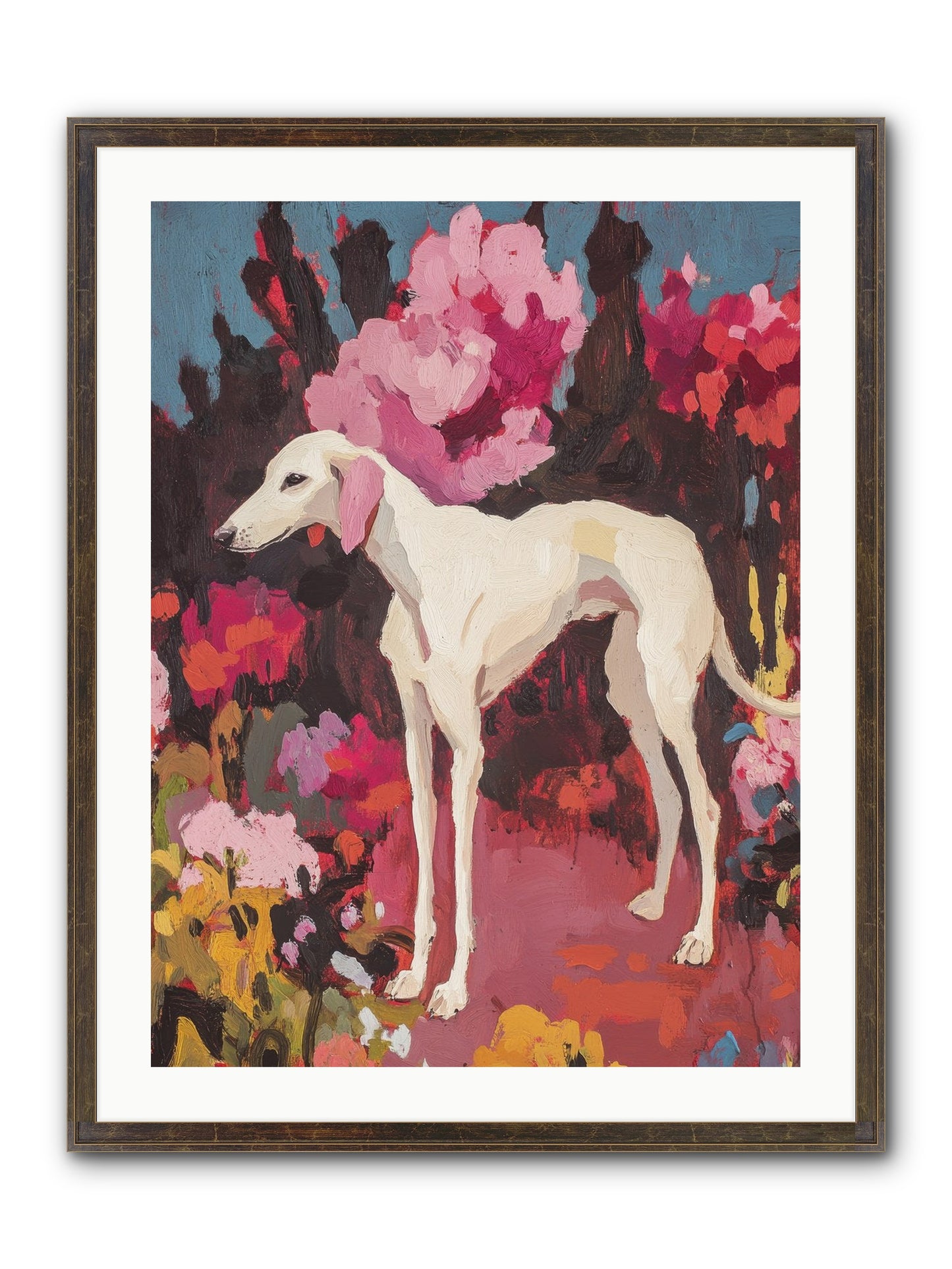 Daisy Framed Print - Slimwoods Black/Gold 24x32