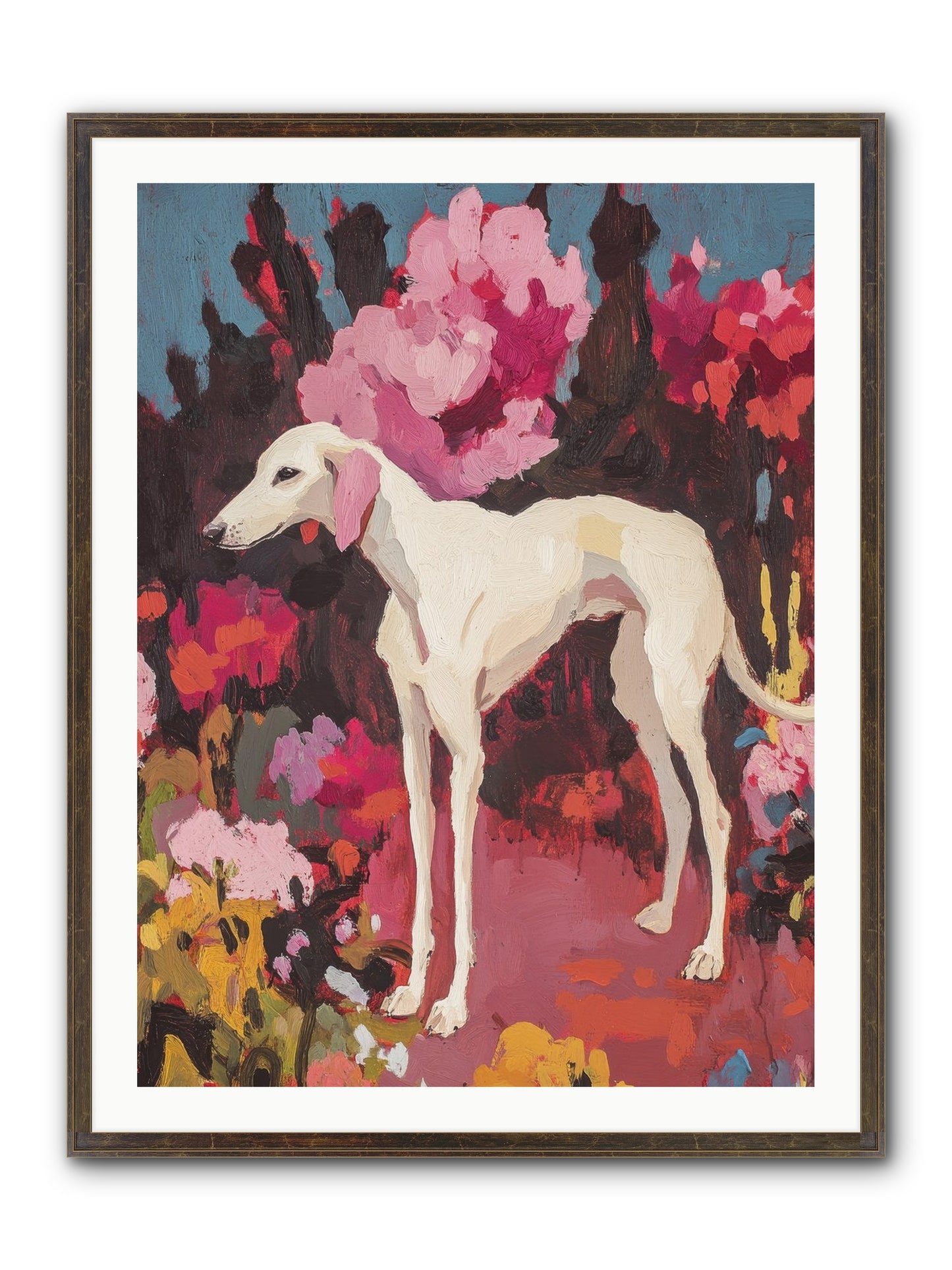 Daisy Framed Print - Slimwoods Black/Gold 30x40