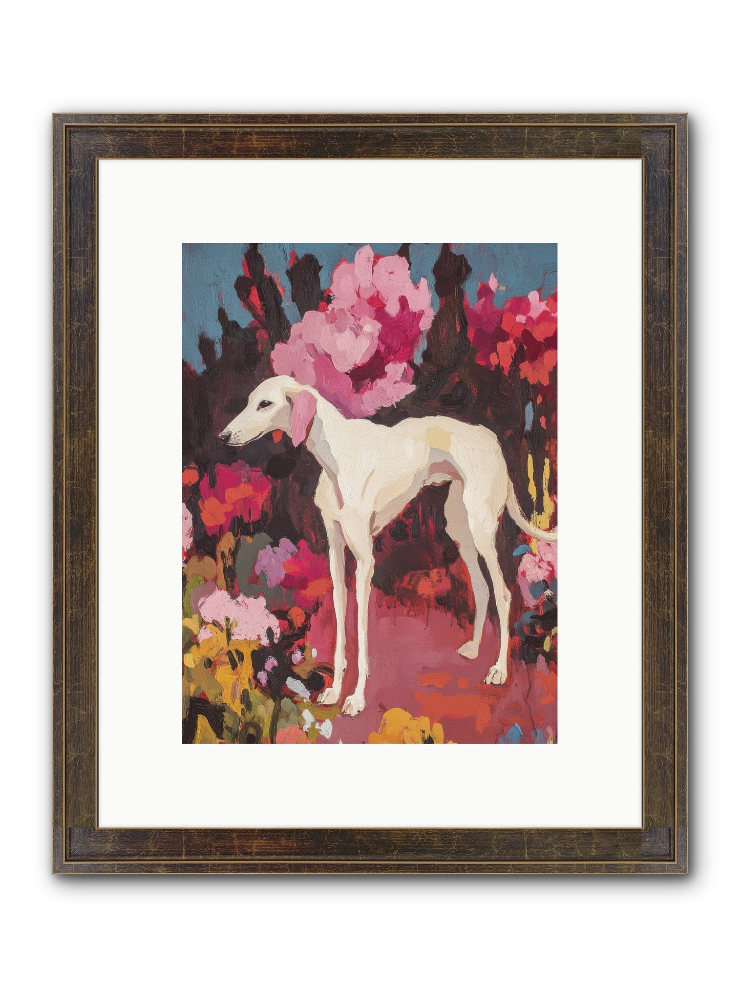 Daisy Framed Print - Slimwoods Black/Gold 9x12