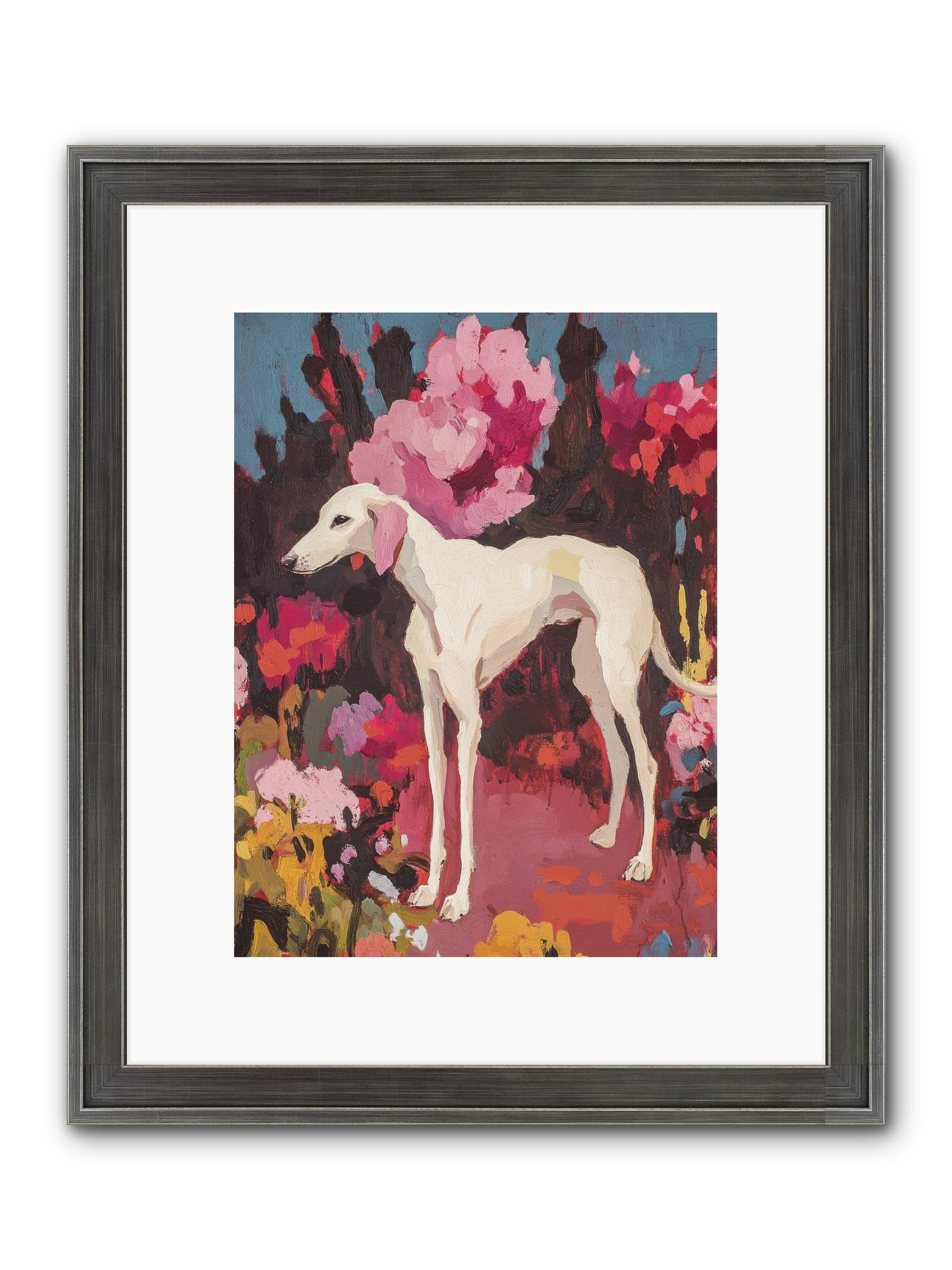 Daisy Framed Print - Slimwoods Black/Silver 9x12