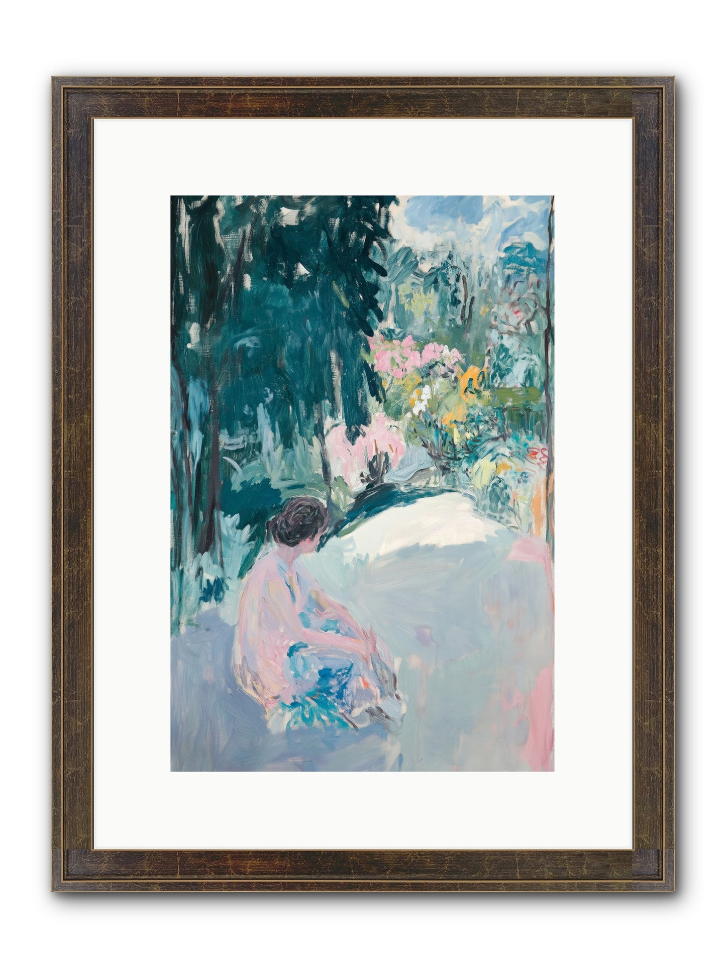 Dalliance Framed Print - Slimwoods Black/Gold 10x15