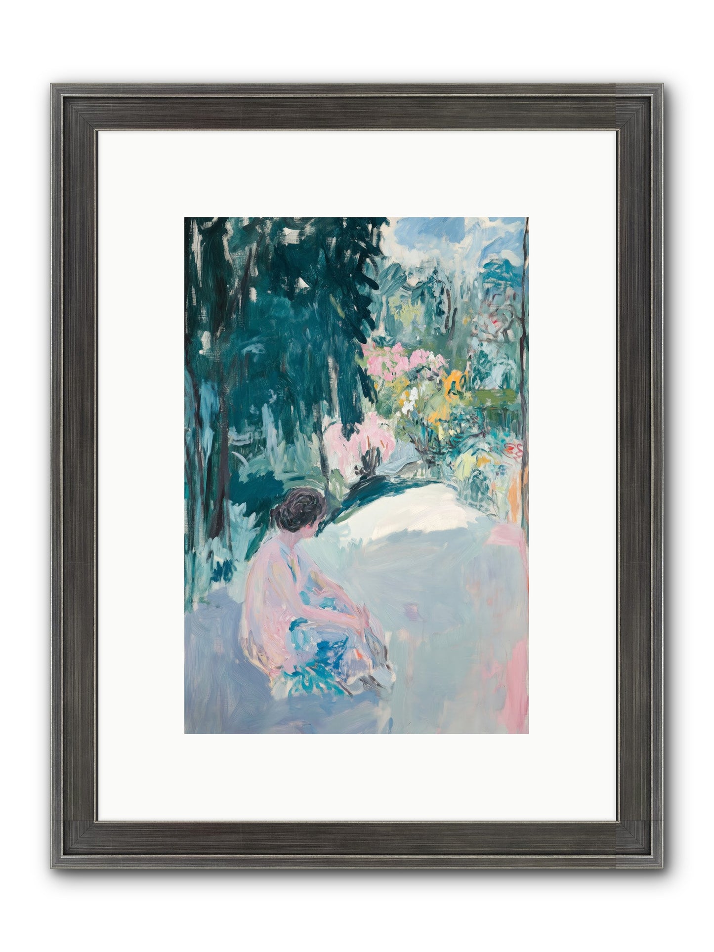 Dalliance Framed Print - Slimwoods Black/Silver 8x12